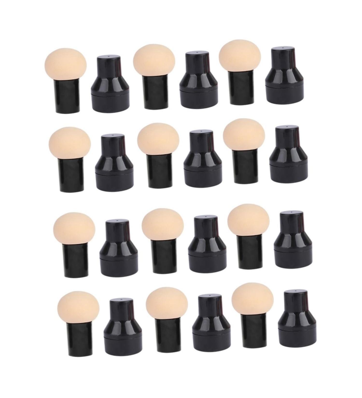 FRCOLOR 12 Pcs Mushroom Head Makeup Sponges - Velour Beauty Puffs for Flawless Foundation Application | International Shipping Available - Buy Online on GoSupps.com