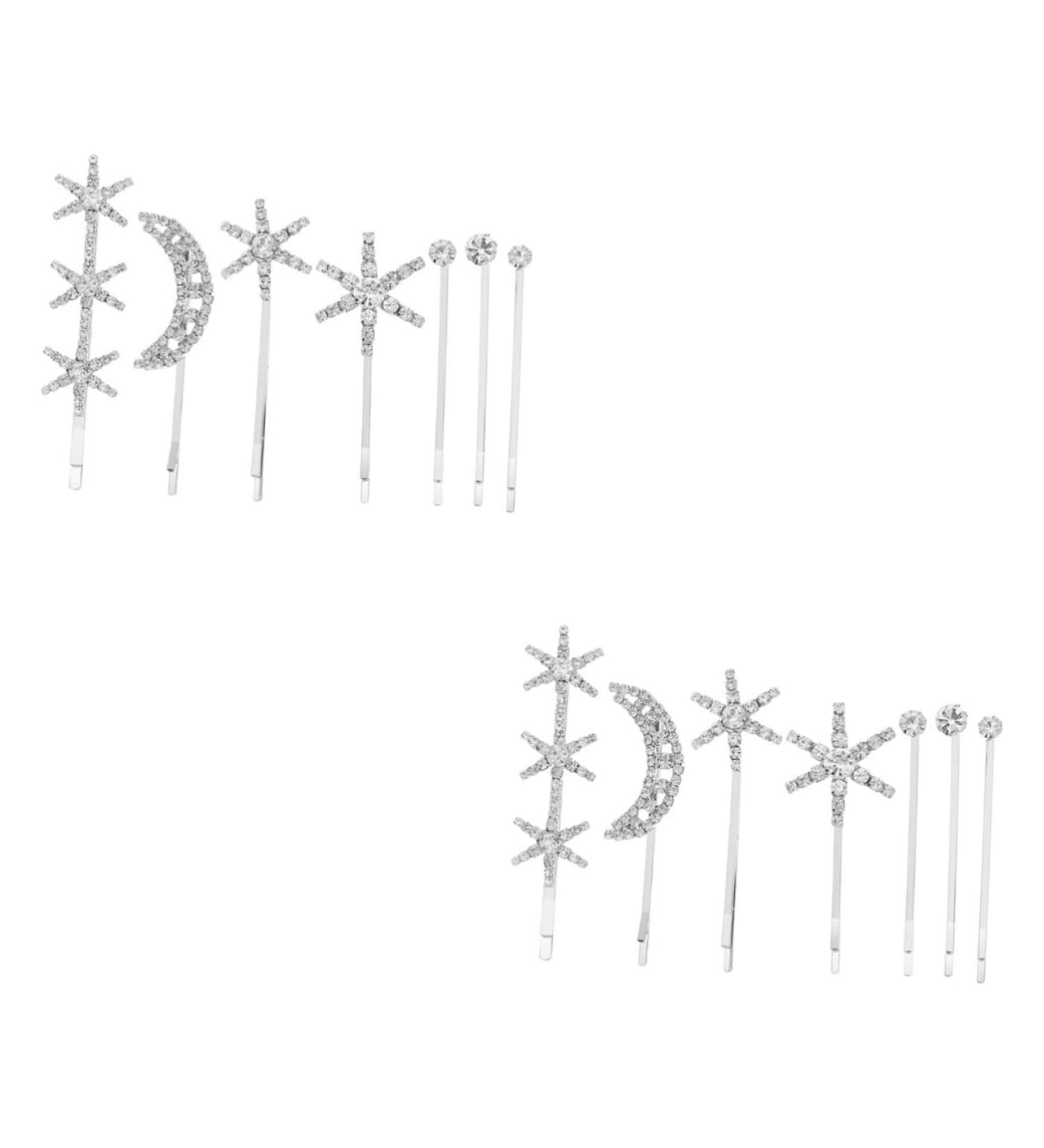 Beavorty 2 Sets Fringe Bobby Pin Metal Hair Barrettes Hair Clips Hair Barrettes for Girls Barrettes for Women Girls Hair Barrettes Girls Hair Accessories Issue Card Rhinestone Korean - Buy Online on GoSupps.com