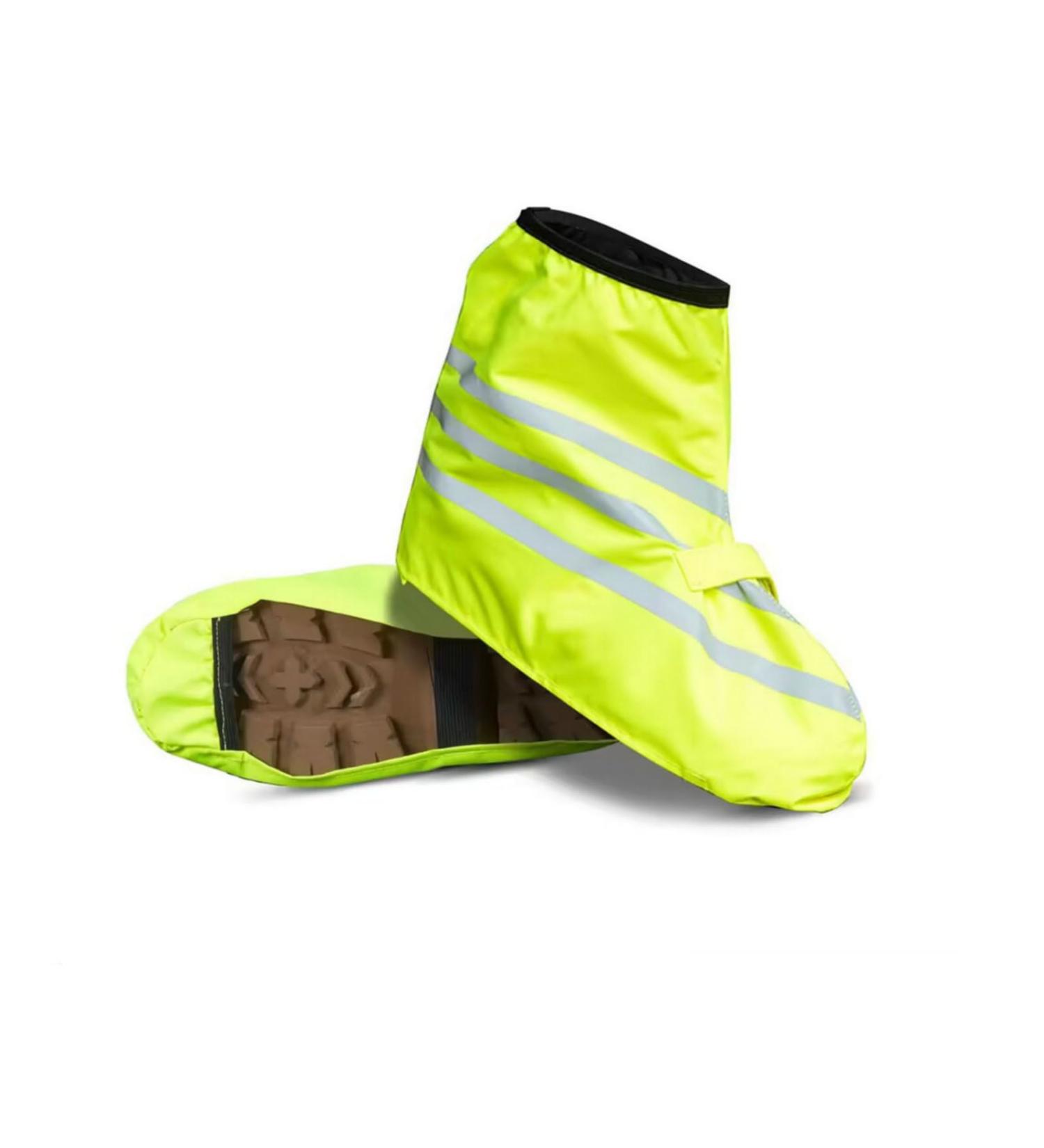 Fogsun Waterproof Overshoes for Bicycles | Reflective Rain Protection | Men's Black Shoe Covers - Buy Online on GoSupps.com