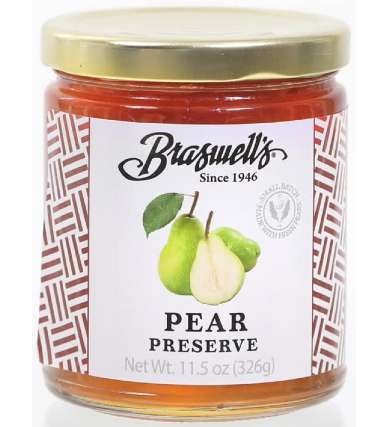 Braswell's Pure Pear Preserves - Delicious All-Natural Fruit Spread - Buy Online on GoSupps.com