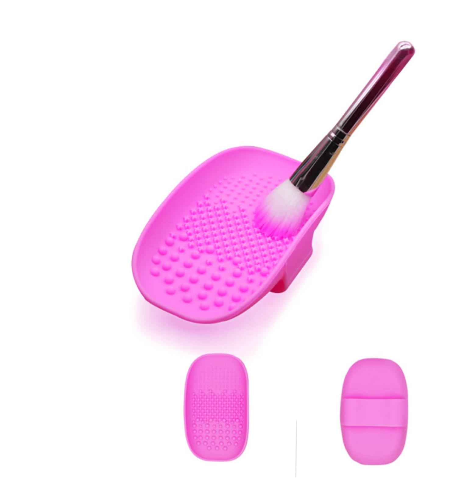 Beavorty 1PC Silicone Makeup Brush Cleaning Mat silicone makeup applicator makeup brush cleaner Makeup Brush Scrubber Mat makeup brush cleaning tool brush cleaning pad beauty tools portable - Buy Online on GoSupps.com