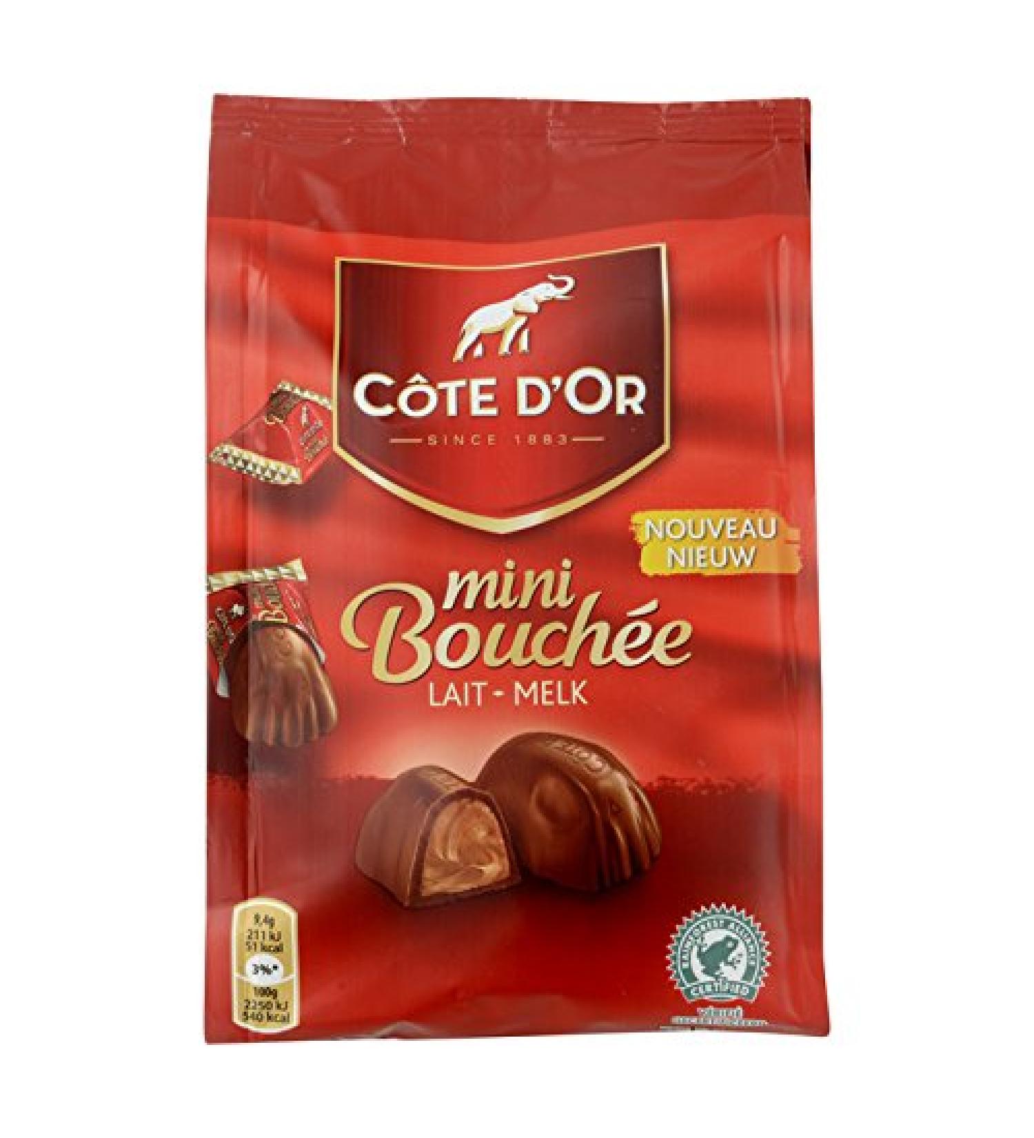 Coast mini bites sachet milk 122g Gold - (Unit Price) - Sending Fast And Neat - C te d'or mini bouch es lait sachet 122g - Buy Online on GoSupps.com