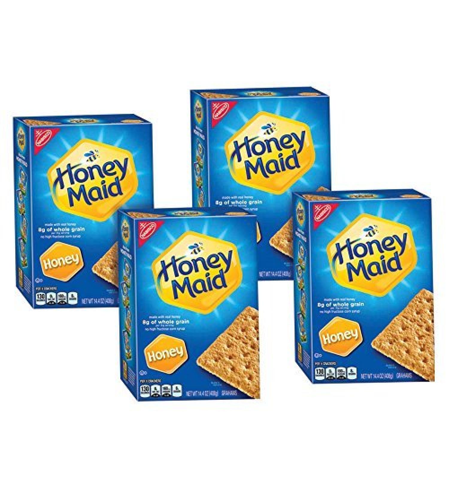 Honey Maid Graham Crackers (14.4-Ounce Boxes 4-Pack) by Honey Maid