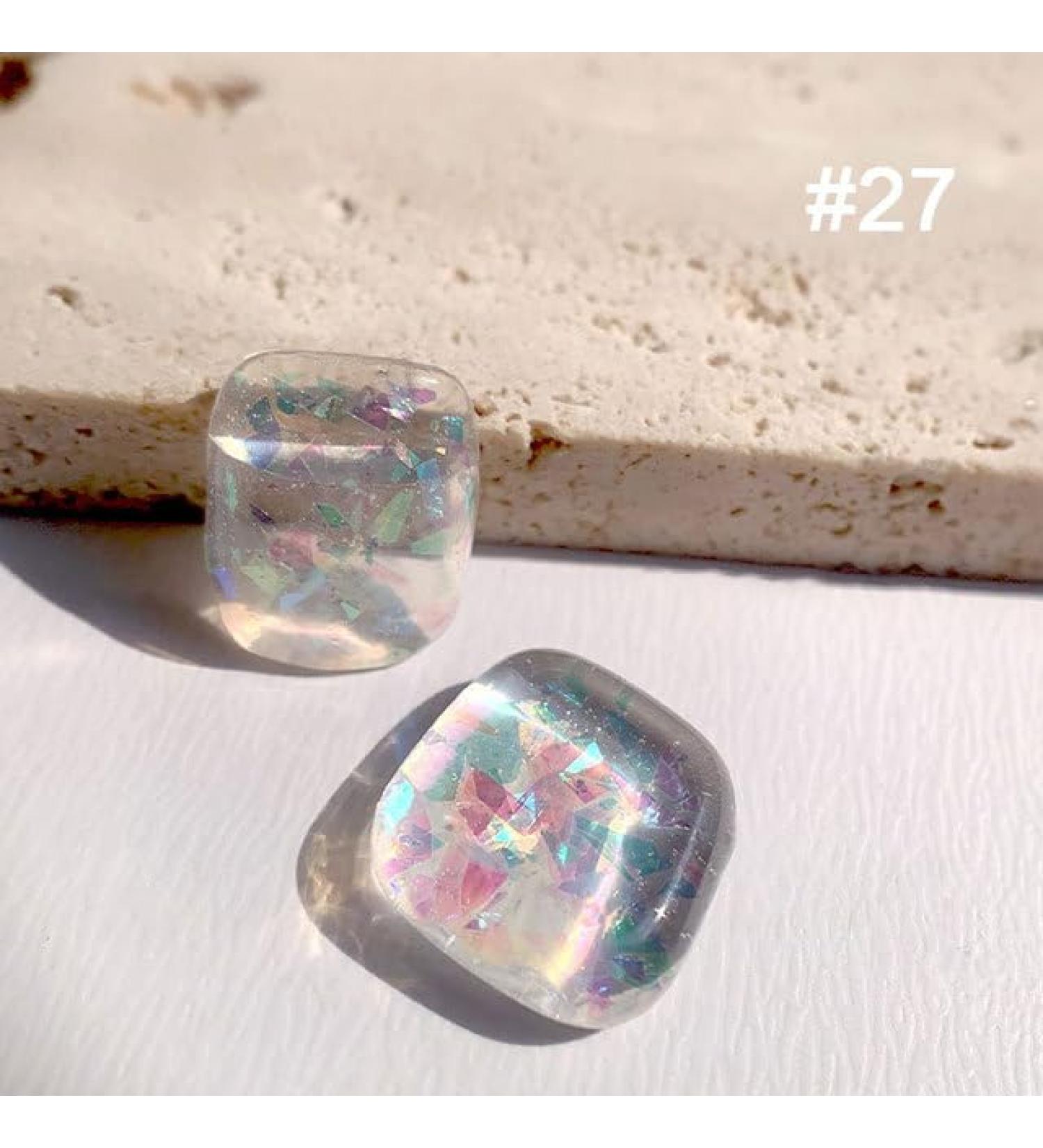 Nail Polish Solid Nail Gel Polish Gel UV LED Reflective Glitter Gel Varnish Semi Permanent Glitter UV LED Nail Art Polish - (Color: D-2-027) - Buy Online on GoSupps.com