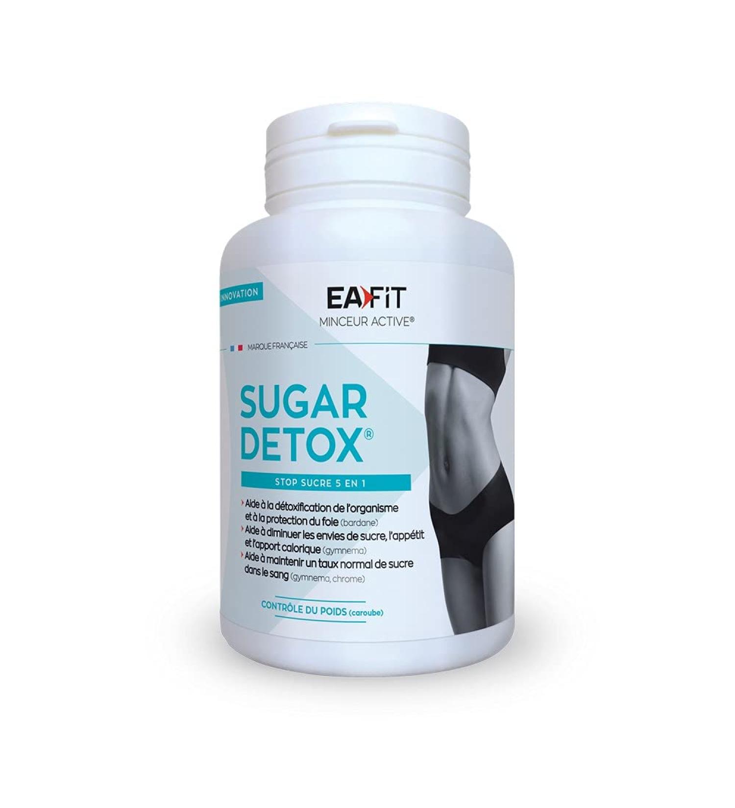 EAFIT Slimming - Sugar Detox - 5-in-1 Sugar Stopper: Gymnema Chromium Burdock Vitamins and Minerals Amino Acids Plants - R - Buy Online on GoSupps.com