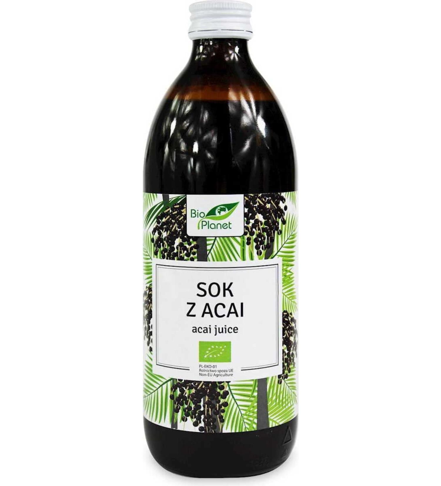 ORGANIC acai juice 500 ml - BIO PLANET