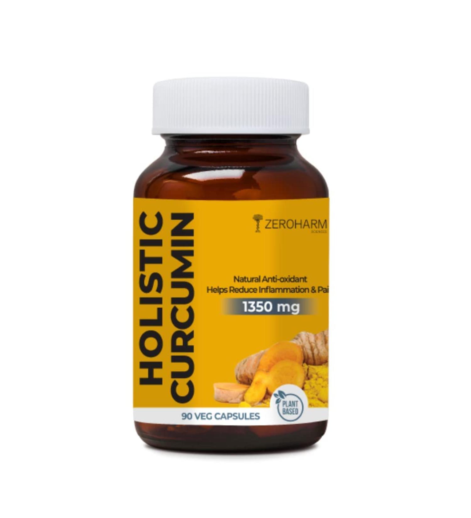 Curcumin Capsules 1350mg | Helps Reduce Inflammation and Pain | Antioxidant & Anti-inflammatory (90 Capsules) - Buy Online on GoSupps.com