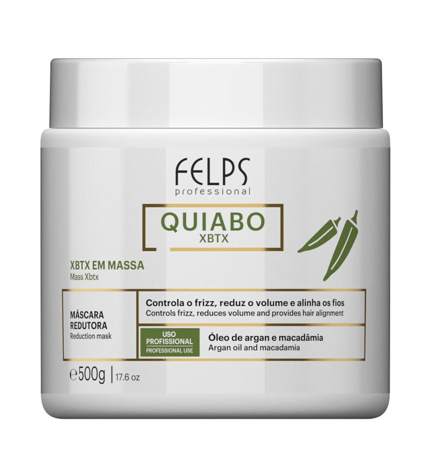 Felps Professional | Quiabo XBTX Reduction Hair Mask | Controls Frizz | 500 gr