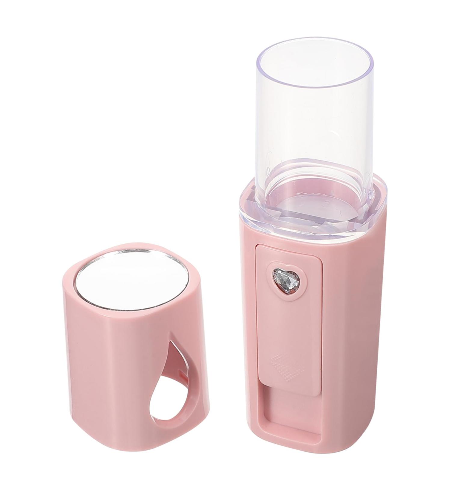 VINTORKY Abs Face Steamer for Facial Deep Cleaning Mini Face Steamer Pink Face Steamer - Buy Online on GoSupps.com