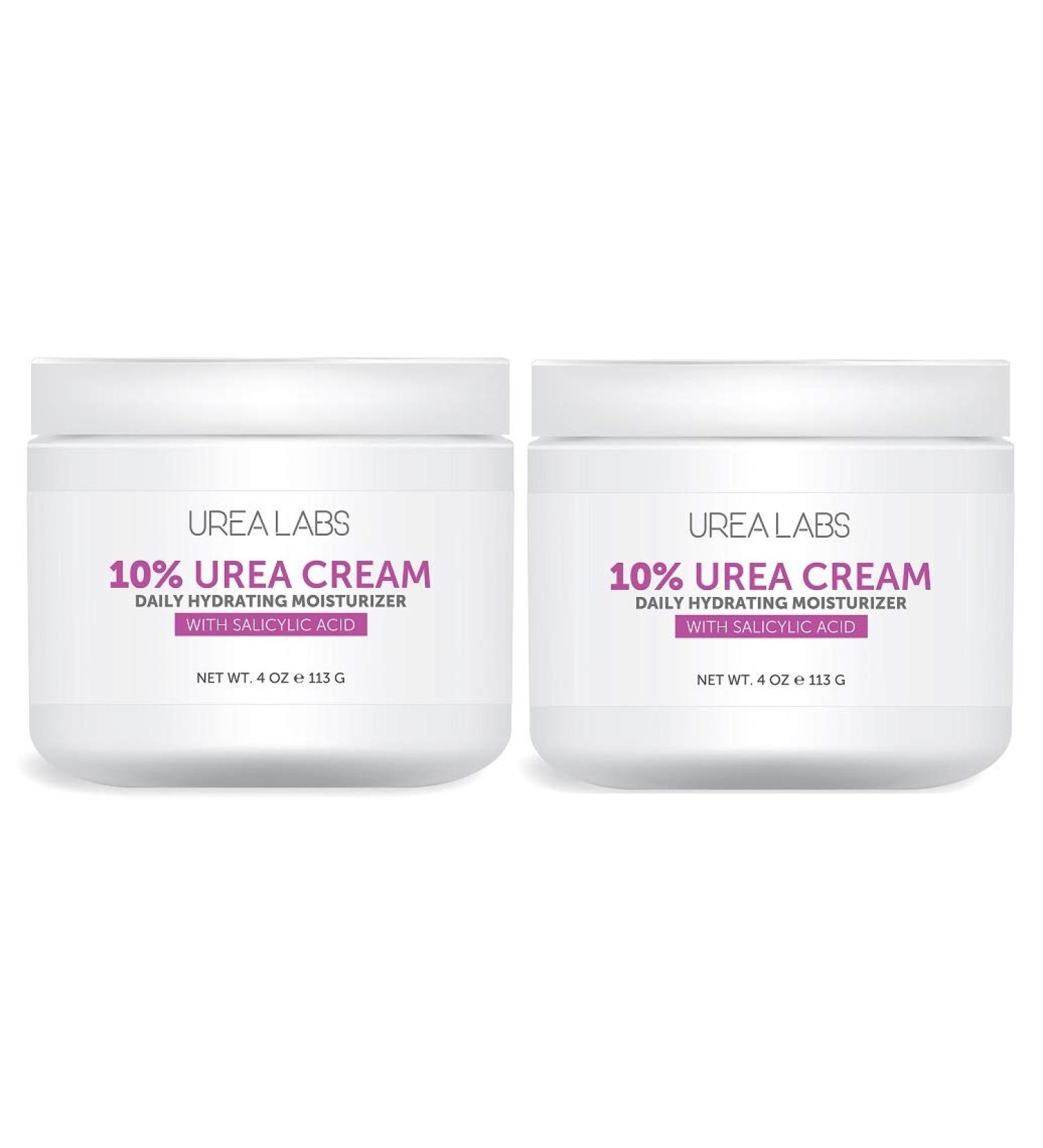 10% Urea Cream with Salicylic Acid & Lavender Oil | Daily Moisturizer for Face, Hand, Foot & Body | Healing & Hydrating Treatment for Dry Skin & Keratosis Pilaris | 2-Pack - Buy Online on GoSupps.com