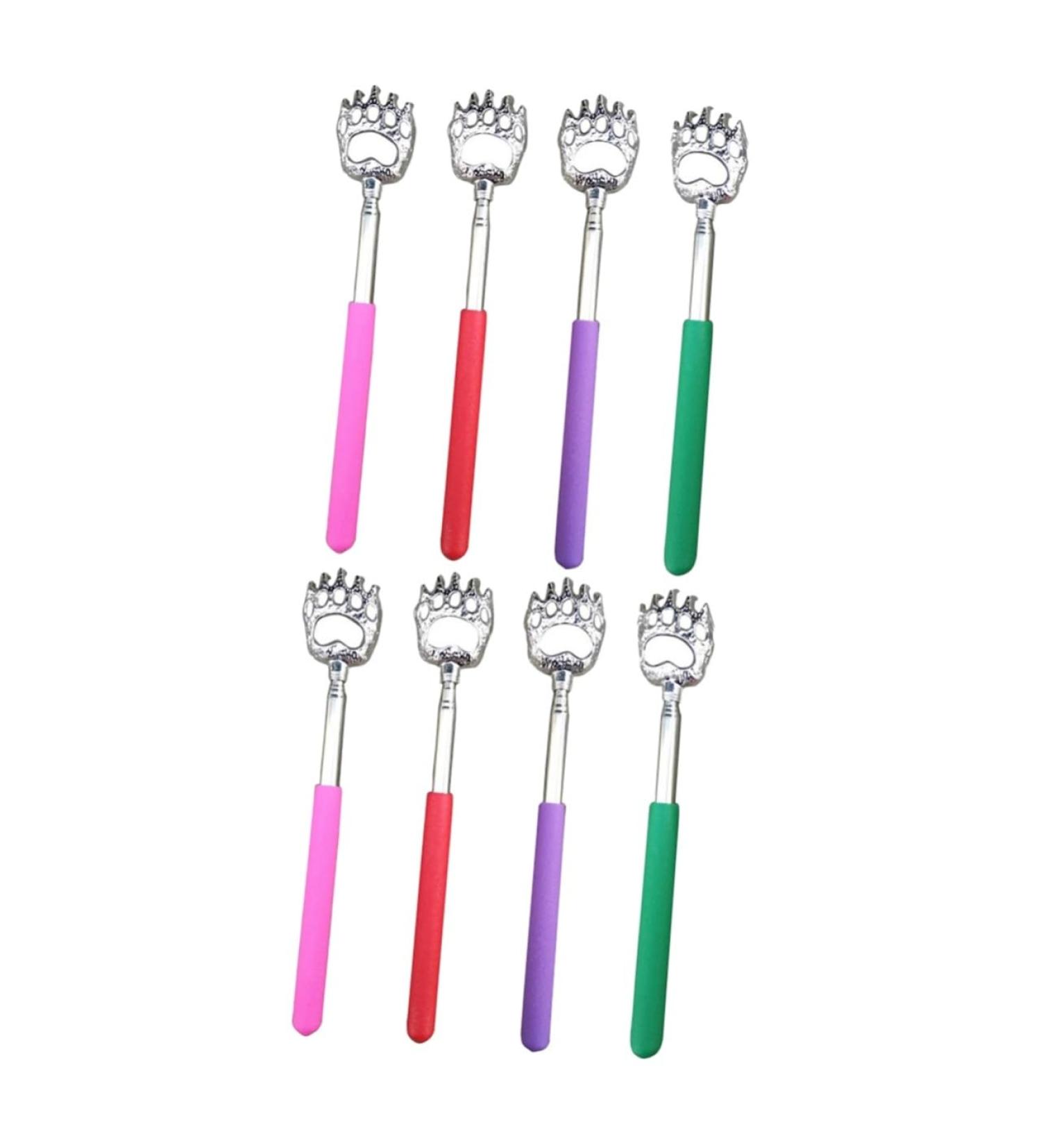 FRCOLOR 8-Piece Stainless Steel Back Scratcher Set - Perfect Gift for Men & Women | Traditional Massage Tool for Ultimate Relaxation - Buy Online on GoSupps.com