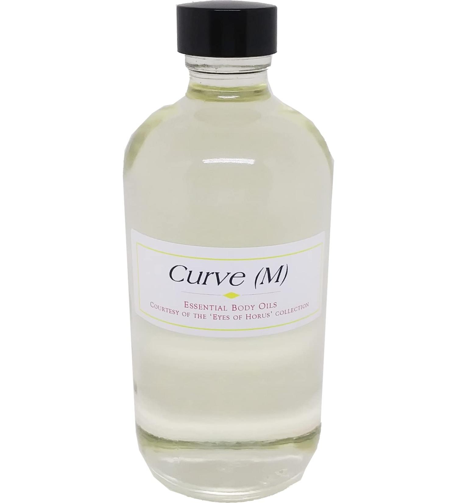 Curve - Type LC For Men Scented Body Oil Fragrance Regular Cap - Clear - 8 oz. - ID#23457 8 Fl Oz (Pack of 1)