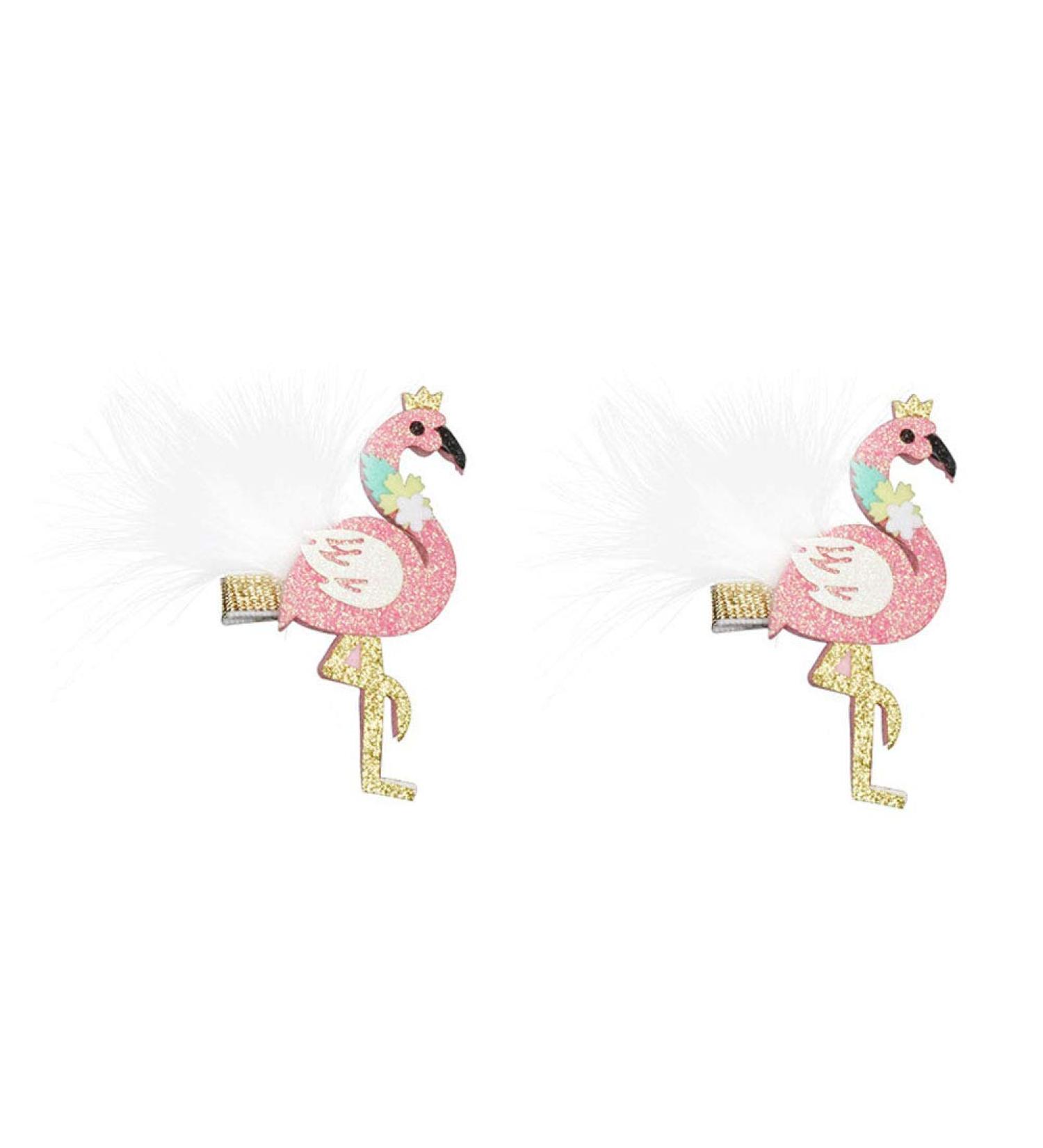 Amosfun Flamingo Hair Clips for Little Girls - 2PCS Pink Party Hairpins | Cute Hair Accessories - Buy Online on GoSupps.com