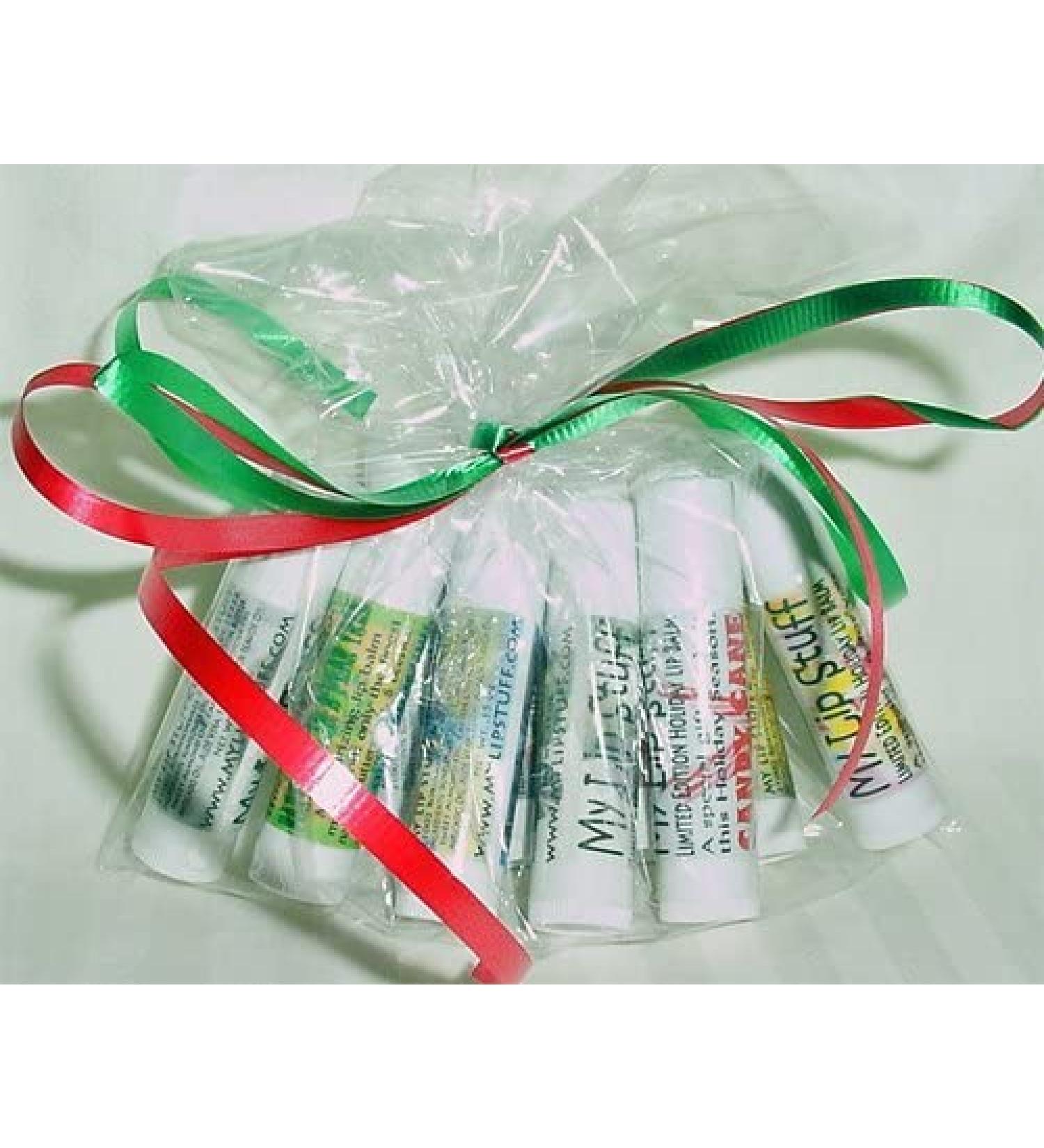 My Lip Stuff Limited Edition Holiday lip balms- Stocking Stuffer 6 pack