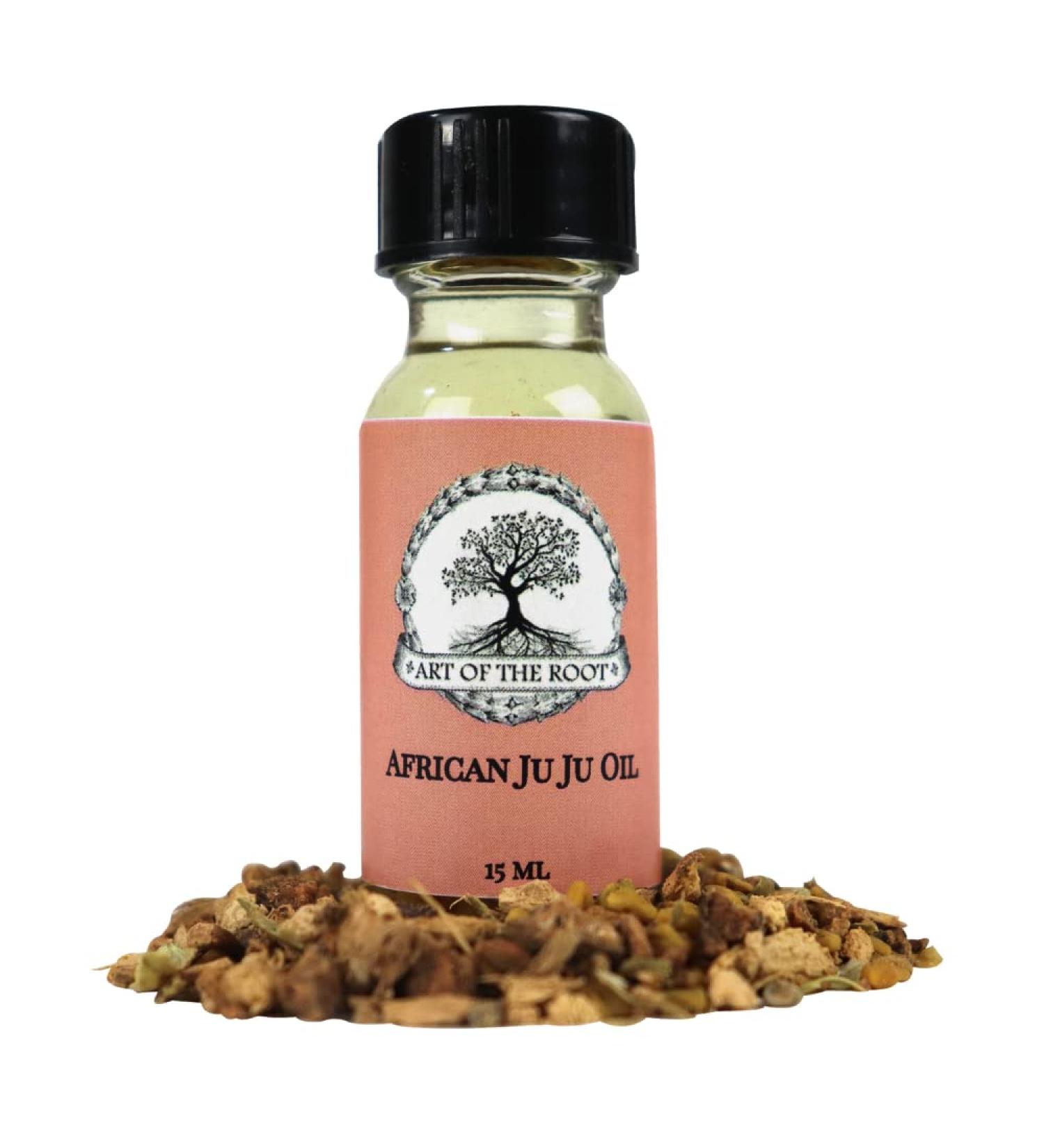 Art of the Root African JuJu Oil 1/2 | Handmade with Herbs & Essential Oils | Power, Potency and Enhancing Rituals | Hoodoo Wiccan Pagan Conjure Unscented 0.5 Fl Oz (Pack of 1)