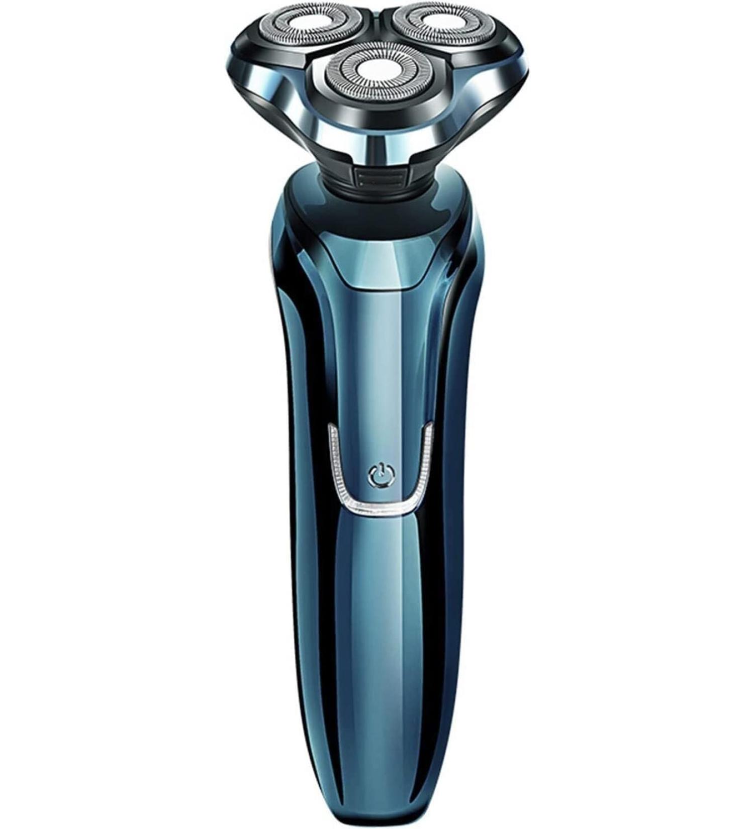 USB Rechargeable Electric Shaver & Grooming Kit - Waterproof Cordless Rotary Razor for Travel & Home Use - Buy Online on GoSupps.com