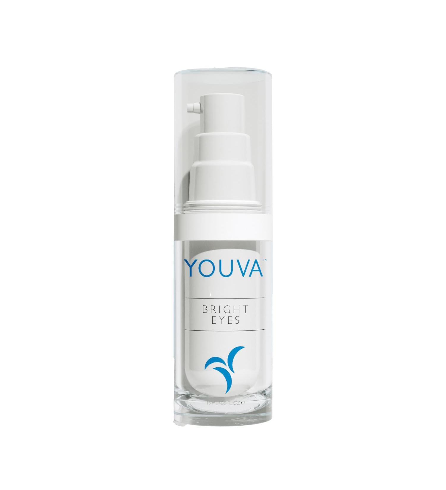 YOUVA Hyaluronic Acid Anti-Aging Eye Cream - Reduce Dark Circles & Puffiness | Fragrance-Free 15ml | Marine Extracts & Bearberry - Buy Online on GoSupps.com