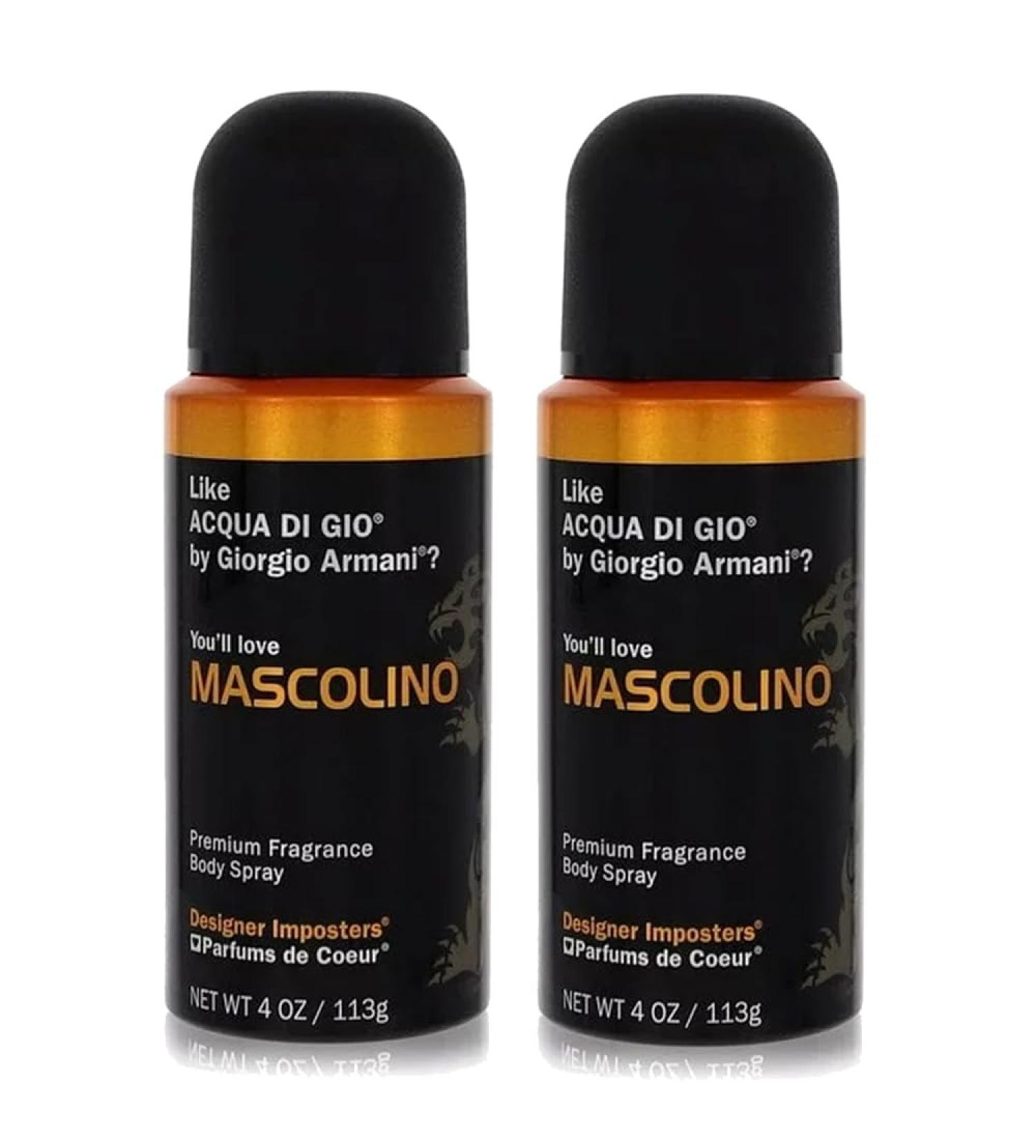 Parfums De Coeur Bod Man Mascolino Fragrance Body Spray for Men 4 oz (2)