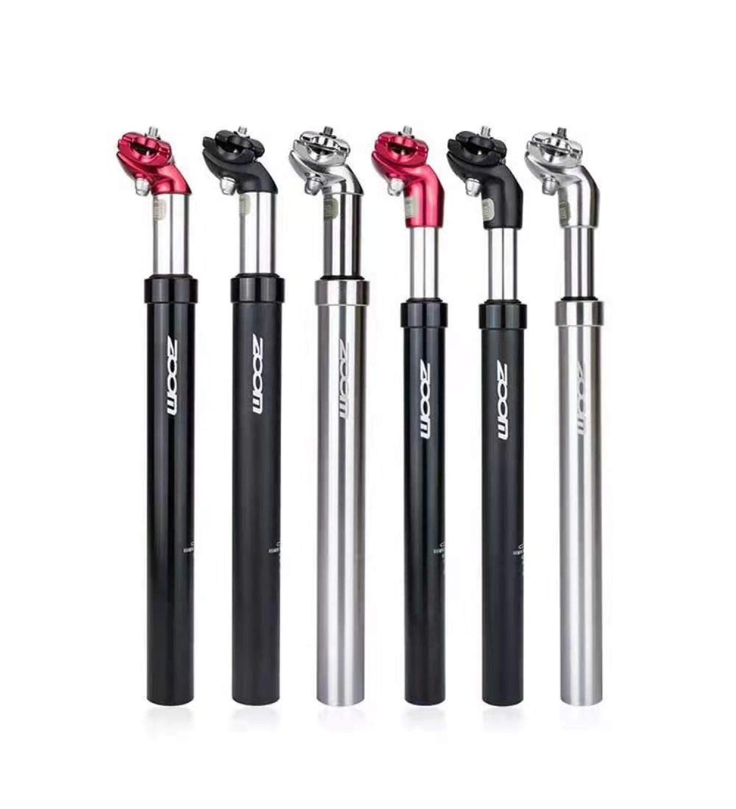 COCH Zoom Bike Suspension Seatpost 27.2mm - Adjustable Alumium Seatpost for MTB Road Mountain Bikes - Black - Buy Online on GoSupps.com
