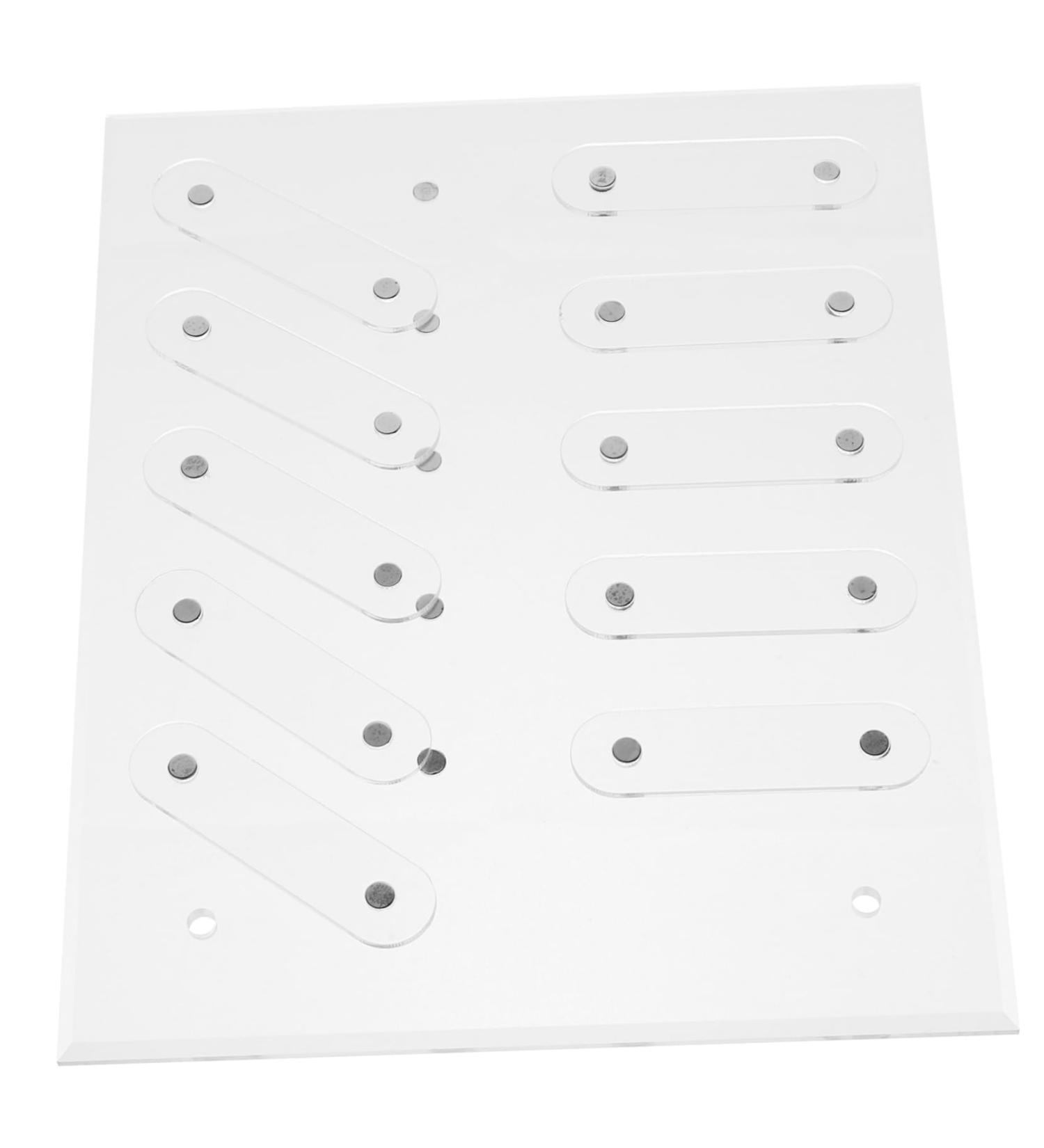 FRCOLOR 1 Set Nail Display Board Women Ideas Womens Ideas Nail Art Display Board Nail Gel Color Showing Board Nail Display Stand Peg Board Display Stand False Tip Display Rack 20x16cm Transparent 1 - Buy Online on GoSupps.com