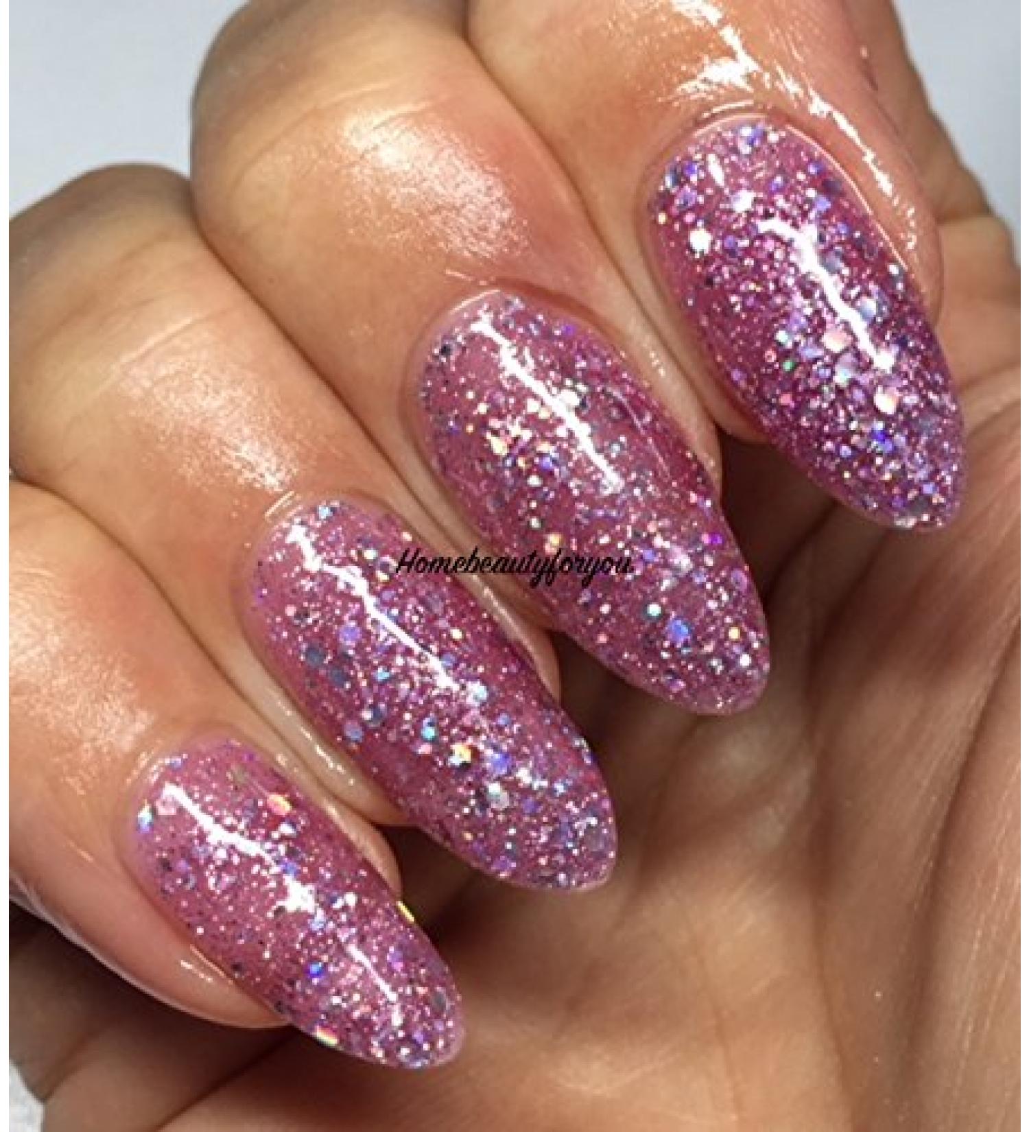Bluesky Lilac Glitter Purple Glitter Multi Sparkle BLZ48 Nail Gel Polish UV LED Soak Off 10ml SPECIAL PRICE