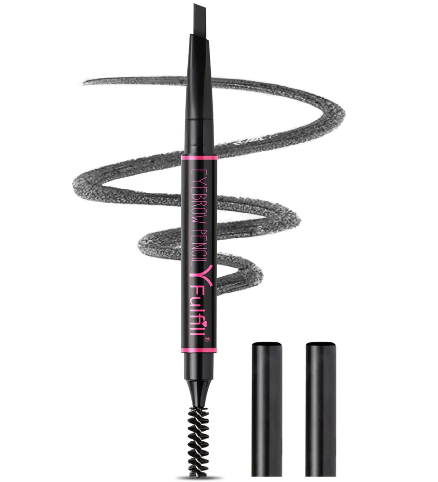 Black Eyebrow Pencil Waterproof | #1 Brow Pencil for Women | Long-lasting Eye Makeup - Buy Online on GoSupps.com