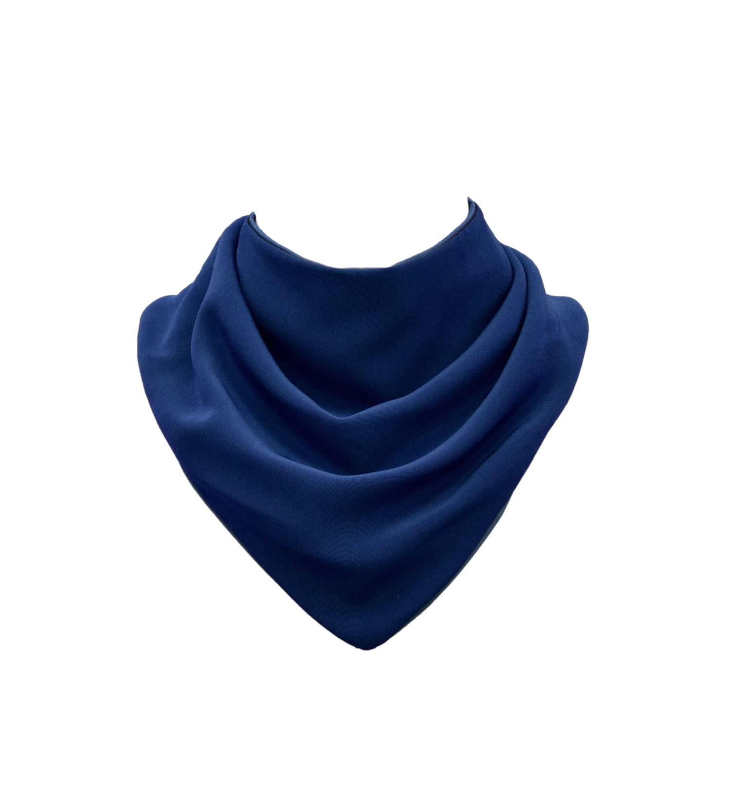 Care Designs Adult Neckerchief Bib - Waterproof & Washable | Stylish Clothing Protector for Elderly & Disabled | Soft & Comfortable Navy - Buy Online on GoSupps.com