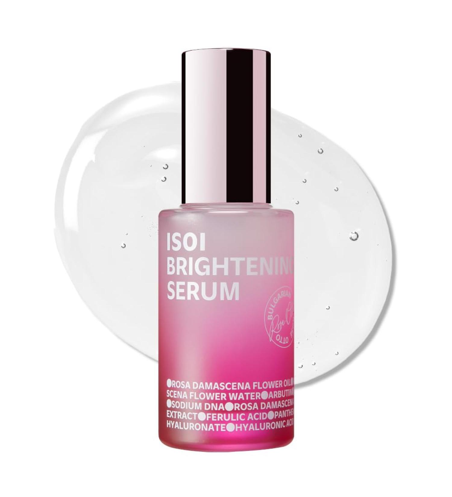 ISOI Rose PDRN Serum with Bulgarian Rose Oil, Radiance Face Serum for Uneven-Looking Tone & Glow, Lightweight Hydrating Korean Skin Care (1.18 fl oz, 35ml) - Buy Online on GoSupps.com