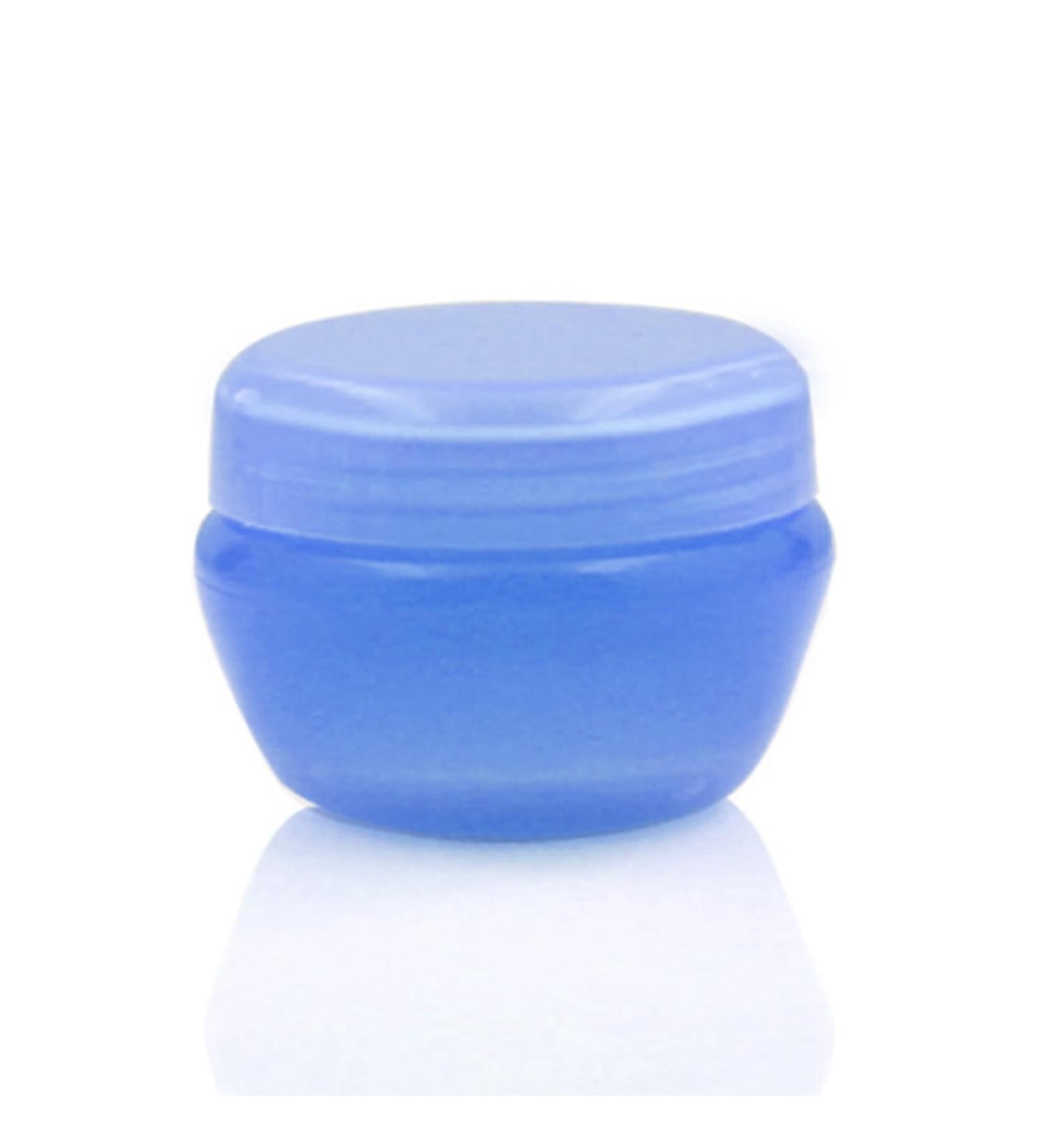 Verdant Touch Empty Lotion Containers Empty Lotion Containers Travel Cream Containers Refillable Box for Makeup Blue 5g/0.18oz