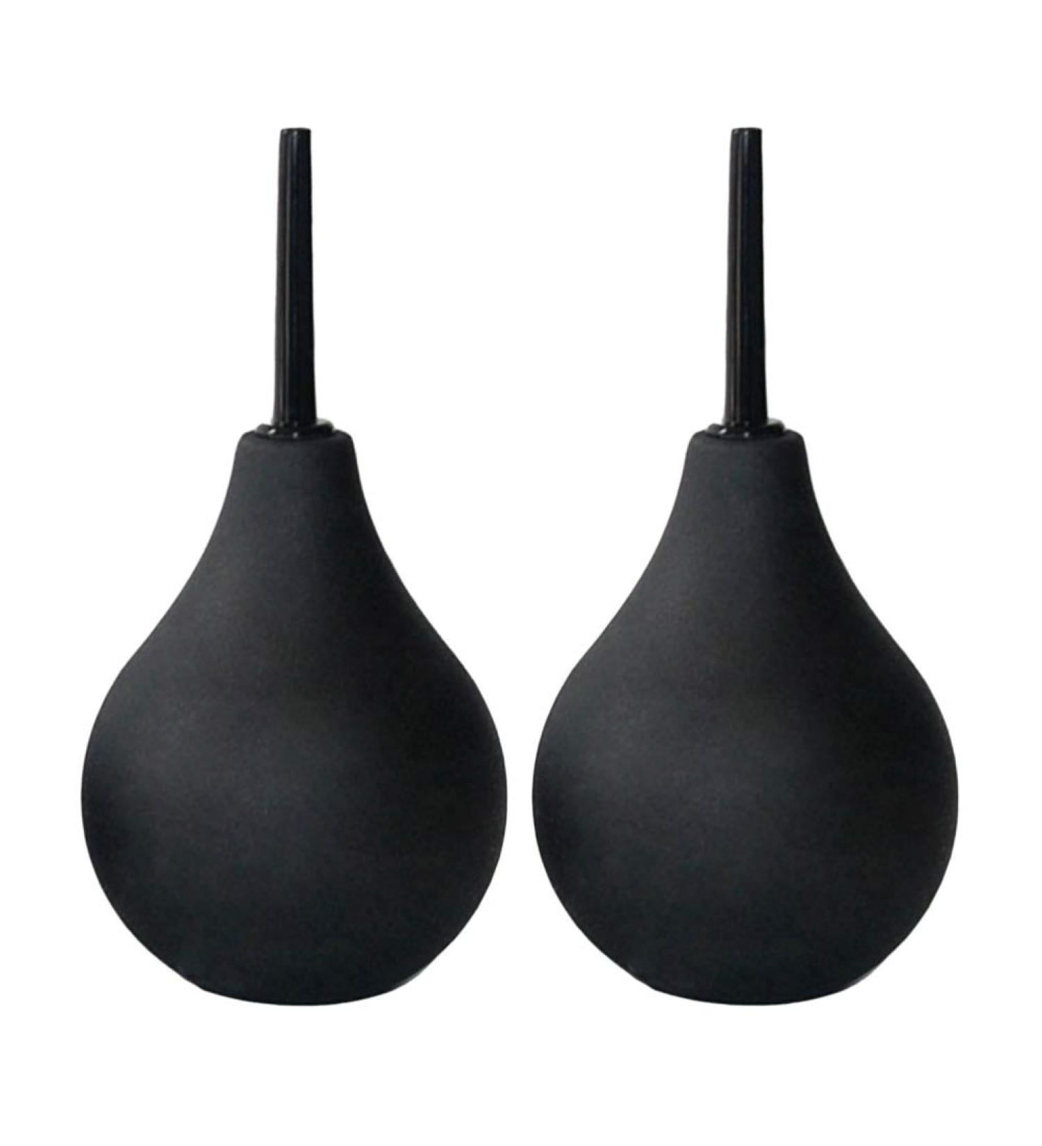 HEALLILY 2PCS Ear Syringes Hand Bulb | Lab Tool for Ear Washing | 224ml (Black) | Adult Kids - Buy Online on GoSupps.com