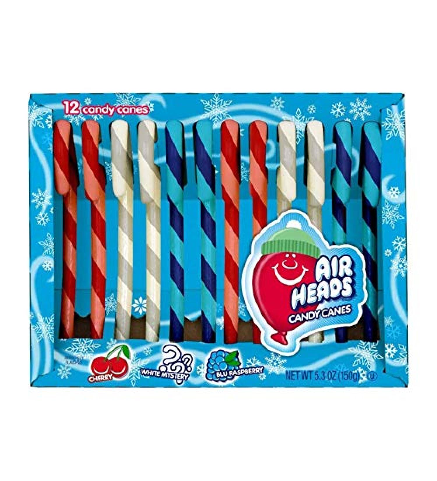 Airheads 3 Flavor Candy Canes - 5.3 oz