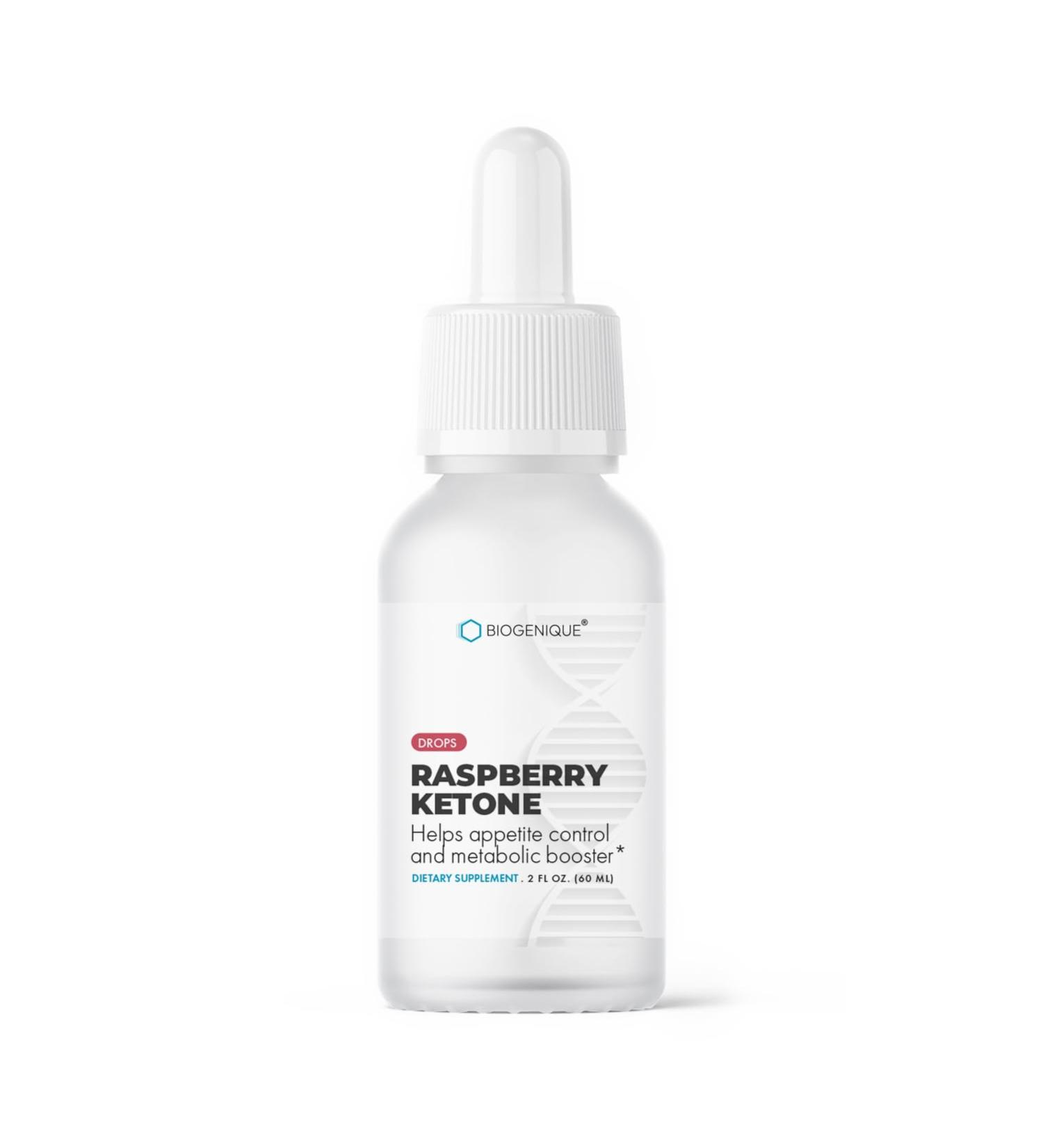 Raspberry Ketone Drops - Appetite Suppressant & Fat Burner | Vegan Non-GMO 2 FL oz - Energy & Metabolism Booster for Men & Women - Made in USA - Buy Online on GoSupps.com