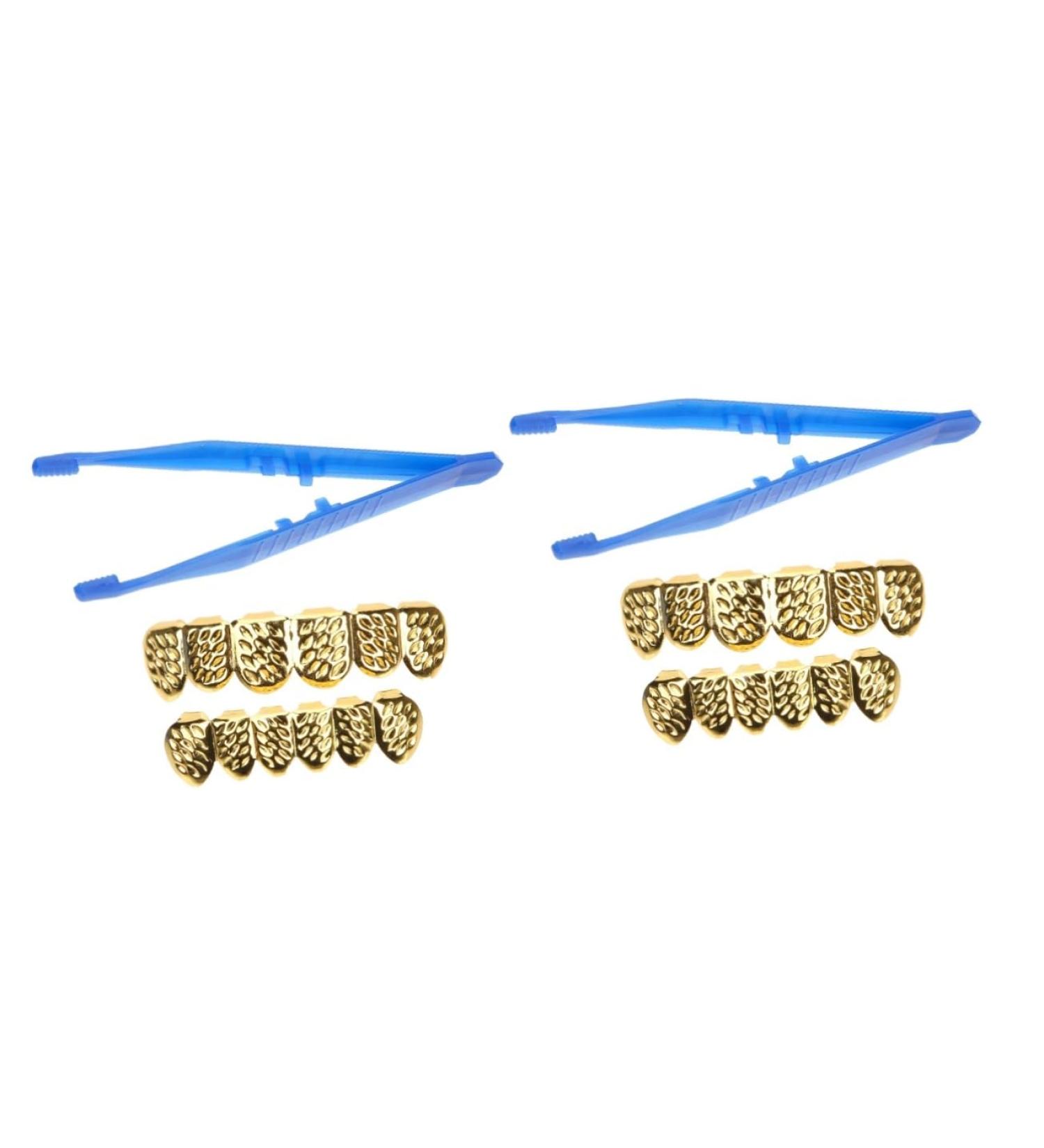 Gadpiparty 4 Set Women's Pearl & Hip Hop Teeth Jewelry | Metal Punk Grills for Adults - Buy Online on GoSupps.com