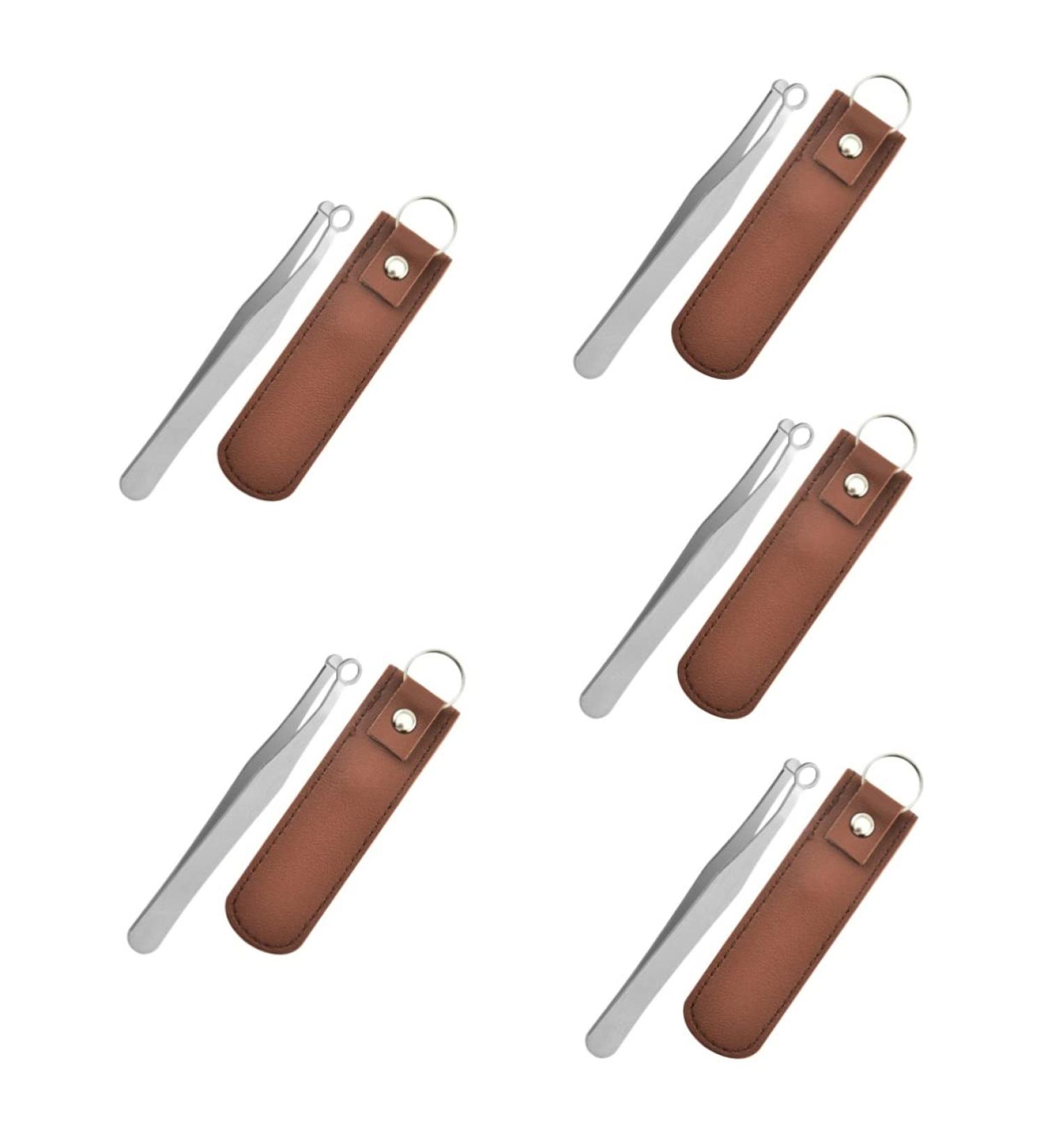 Ipetboom 5 Sets Round Nose Hair Clip & Beard Trimmer - Precision Grooming Supplies for Men - Stainless Steel Nose Hair & Hair Clipping Tools - Buy Online on GoSupps.com