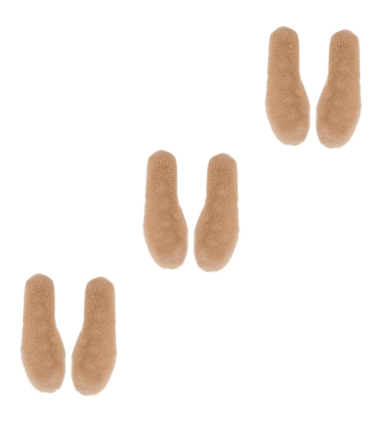 FRCOLOR 3 Pairs Faux Rabbit Fur Insoles - Warm Comfortable Winter Insoles for Adults - Cold-Proof Shoe Accessories - Buy Online on GoSupps.com