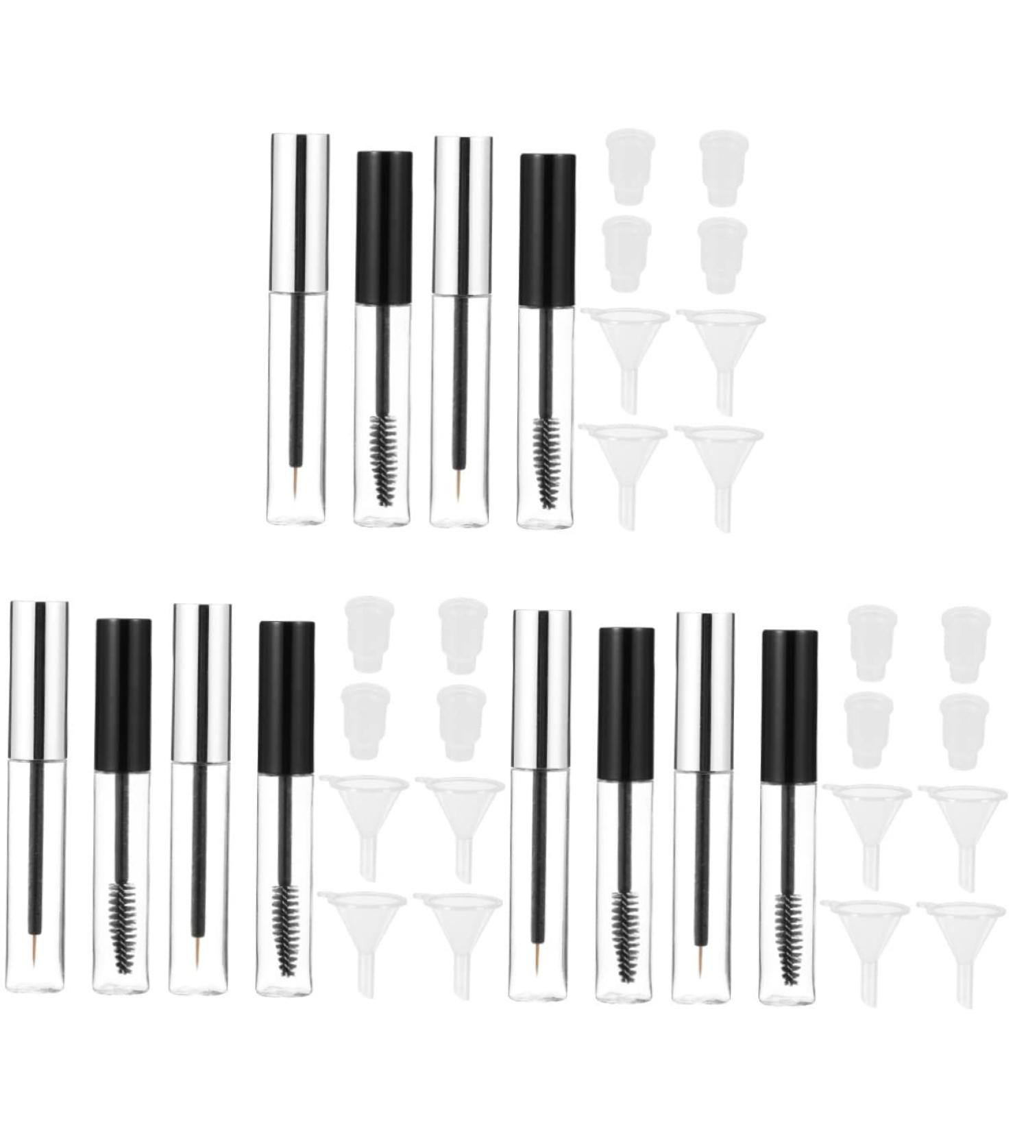 LALAFINA 6 Sets Mascara Tube Clear Plastic Containers Empty Eyelash Tube Mascara Bottle Travel Sample Filling 10.5X1.5CMx3pcs Assorted Colorx3pcs - Buy Online on GoSupps.com