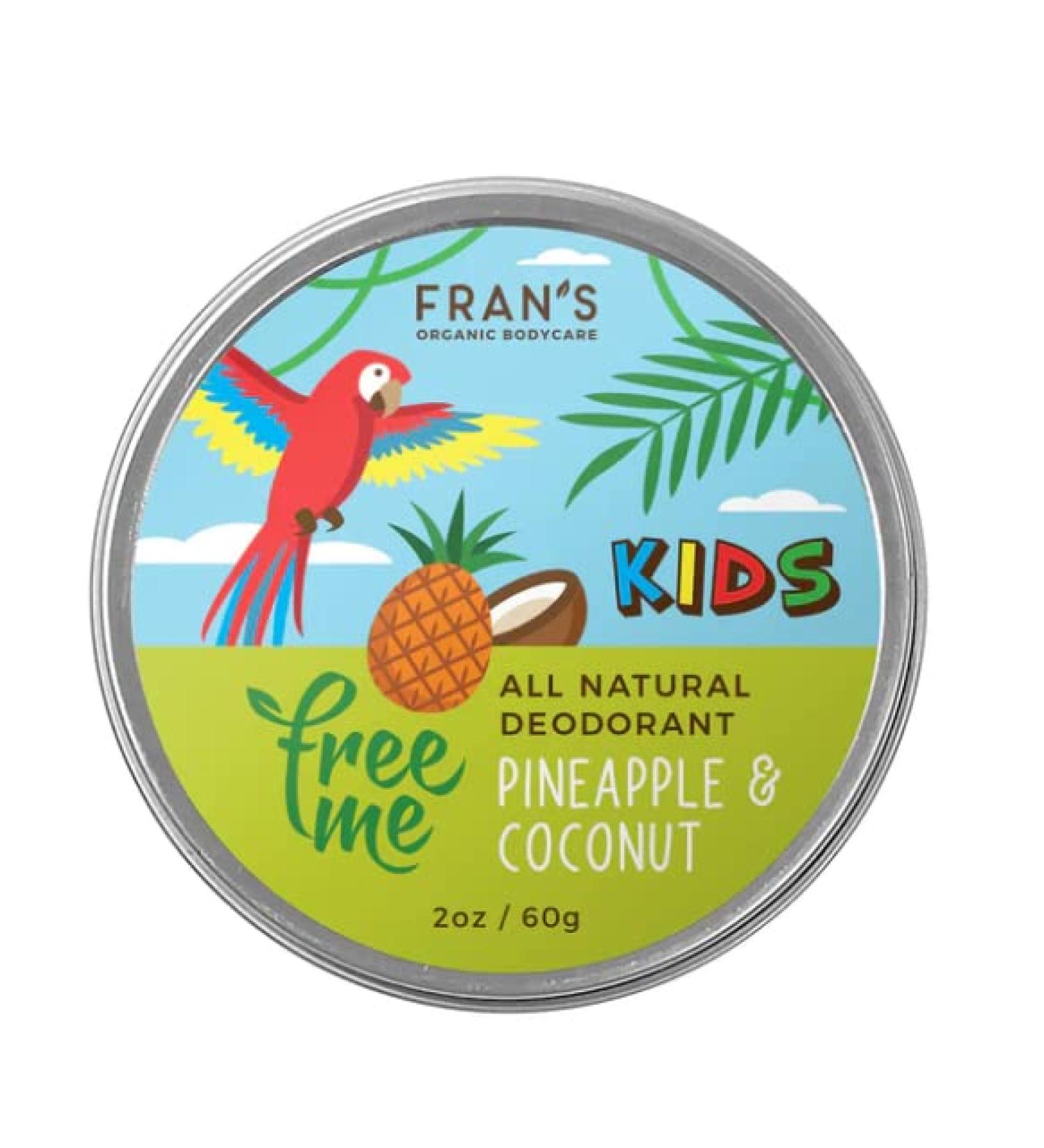 Fran's Organic Bodycare FreeMe All Natural Deodorant (Pineapple Coconut)