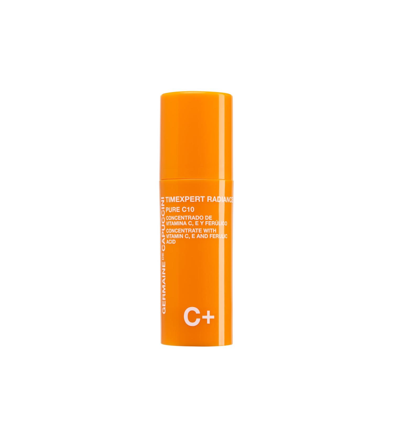 Germaine de Capuccini Vitamin C Serum - Timexpert Radiance C+ | Advanced Hyaluronic & Ferulic Acid Serum | 2 x 1.5 Fl oz - Boost Radiance & Hydration - Buy Online on GoSupps.com