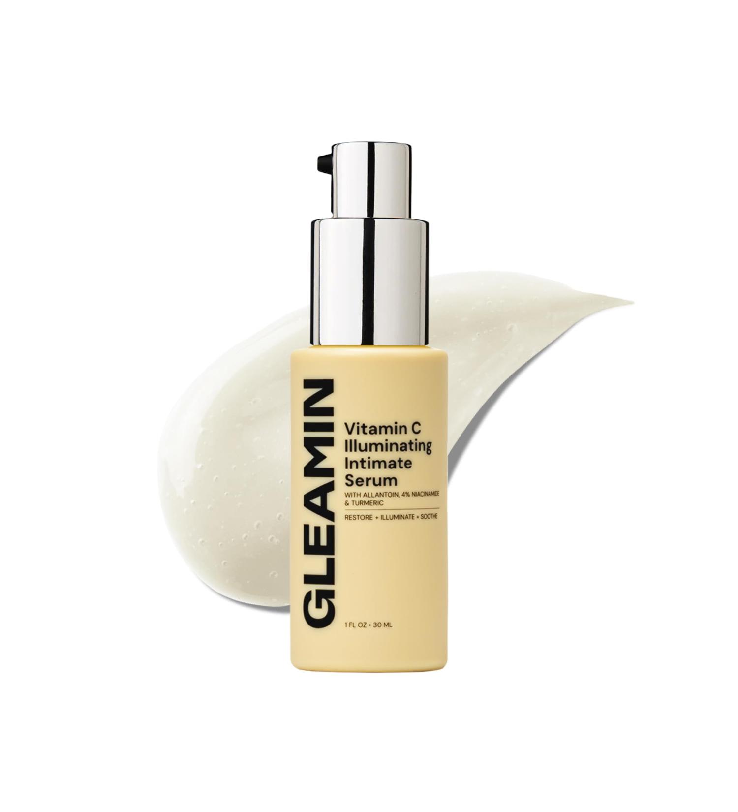 Gleamin Illuminating Intimate Serum with Vitamin C 4% Niacinamide & Alpha Arbutin Brightening Hyperpigmentation Treatment for Body - Underarm Intimates Areas & Inner Thigh Lightening 1 Fl oz - Buy Online on GoSupps.com