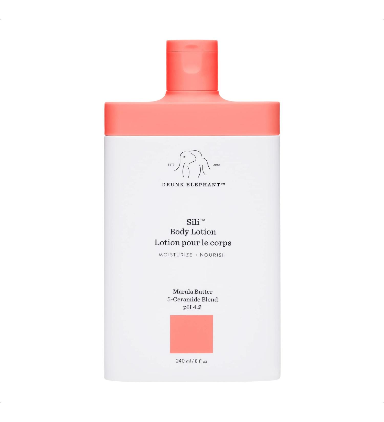 Drunk Elephant Sili Body Lotion - Deep Calming Skin Moisturizer 240 mL | 8 Fl Oz - Buy Online on GoSupps.com