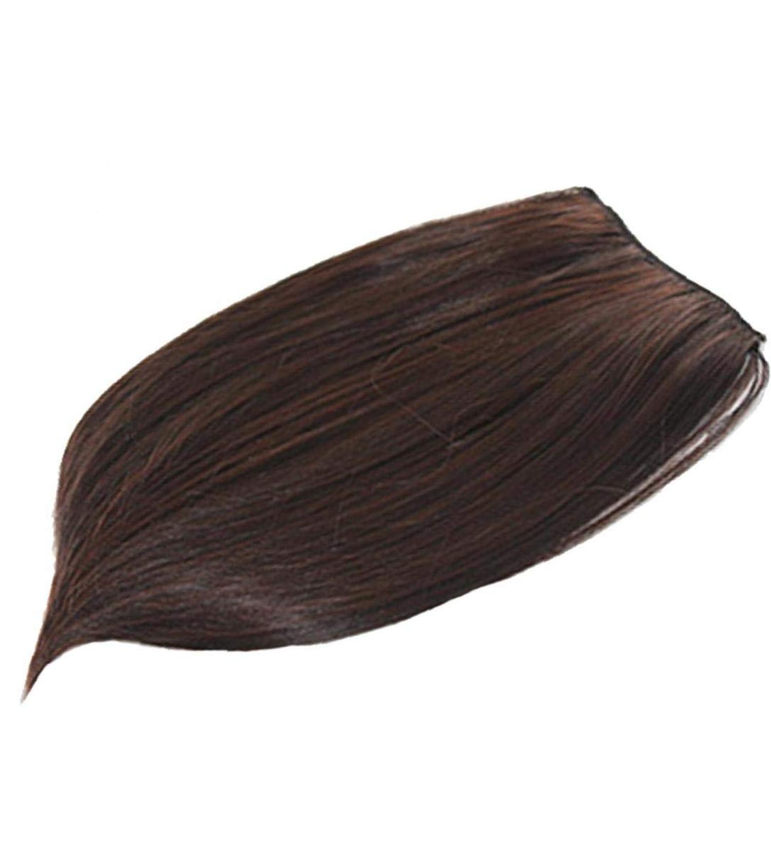 Real HuMale Clip in Bangs Black One Piece Hair Side Swept Clip in Fringe Bangs Hair Extensions 1 Pc - Buy Online on GoSupps.com