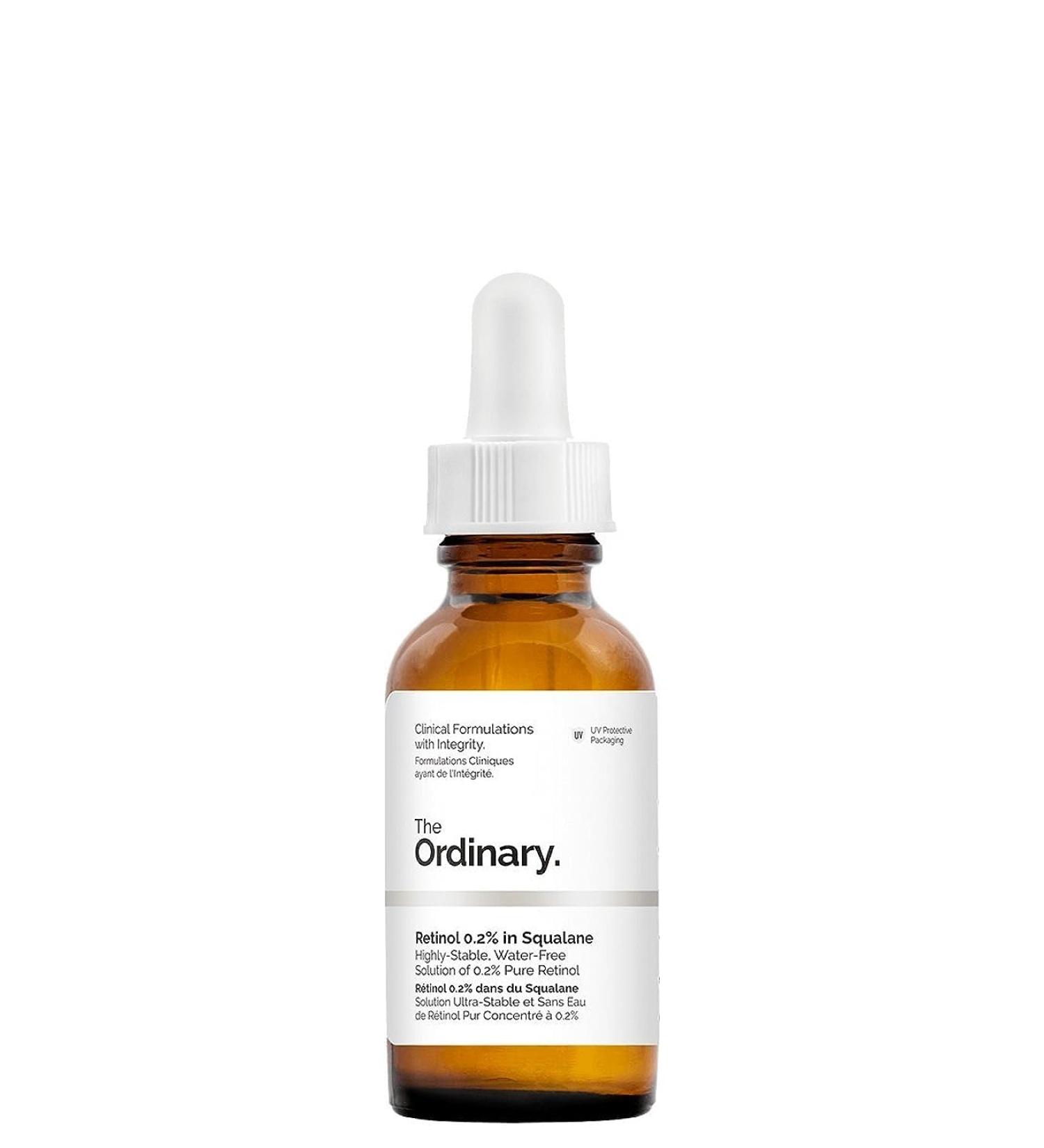 The Ordinary Retinol 0.2% in Squalane - 30ml Reduce The Appearances of fine Lines of Photo Damage and of General Skin ageing - Buy Online on GoSupps.com