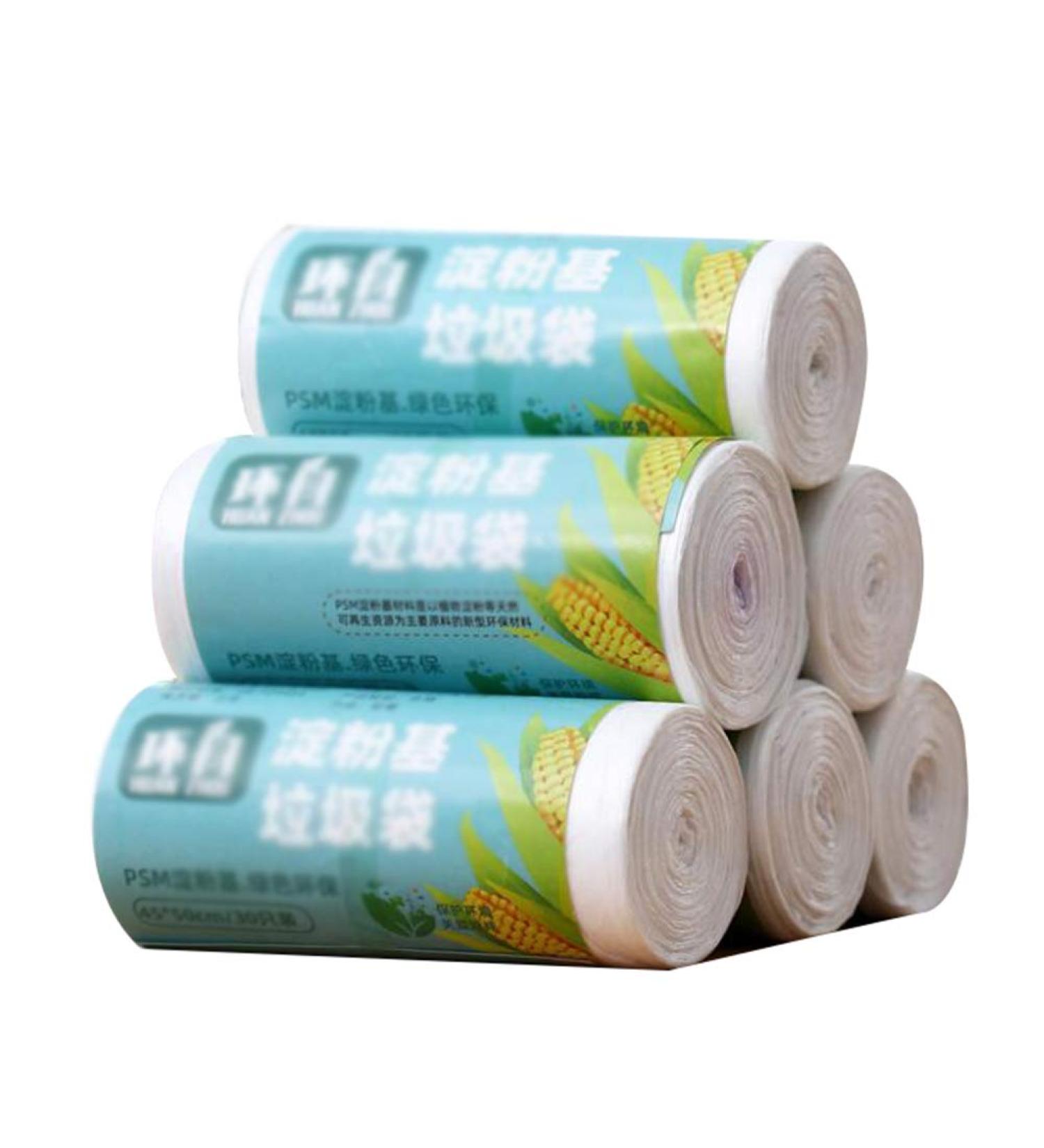 Trash Bags Biodegradable 6 Rolls Household Rubbish Bags Recycling Degradable Garbage Bags Compostable Bags - Buy Online on GoSupps.com