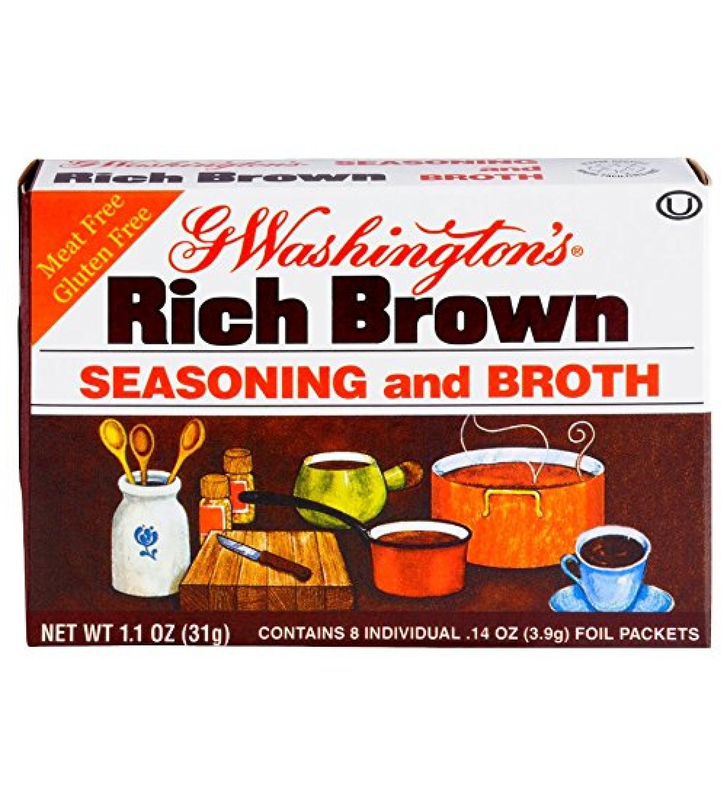 George Washington Broth, Brown, 1.1-ounces (Pack of 24)