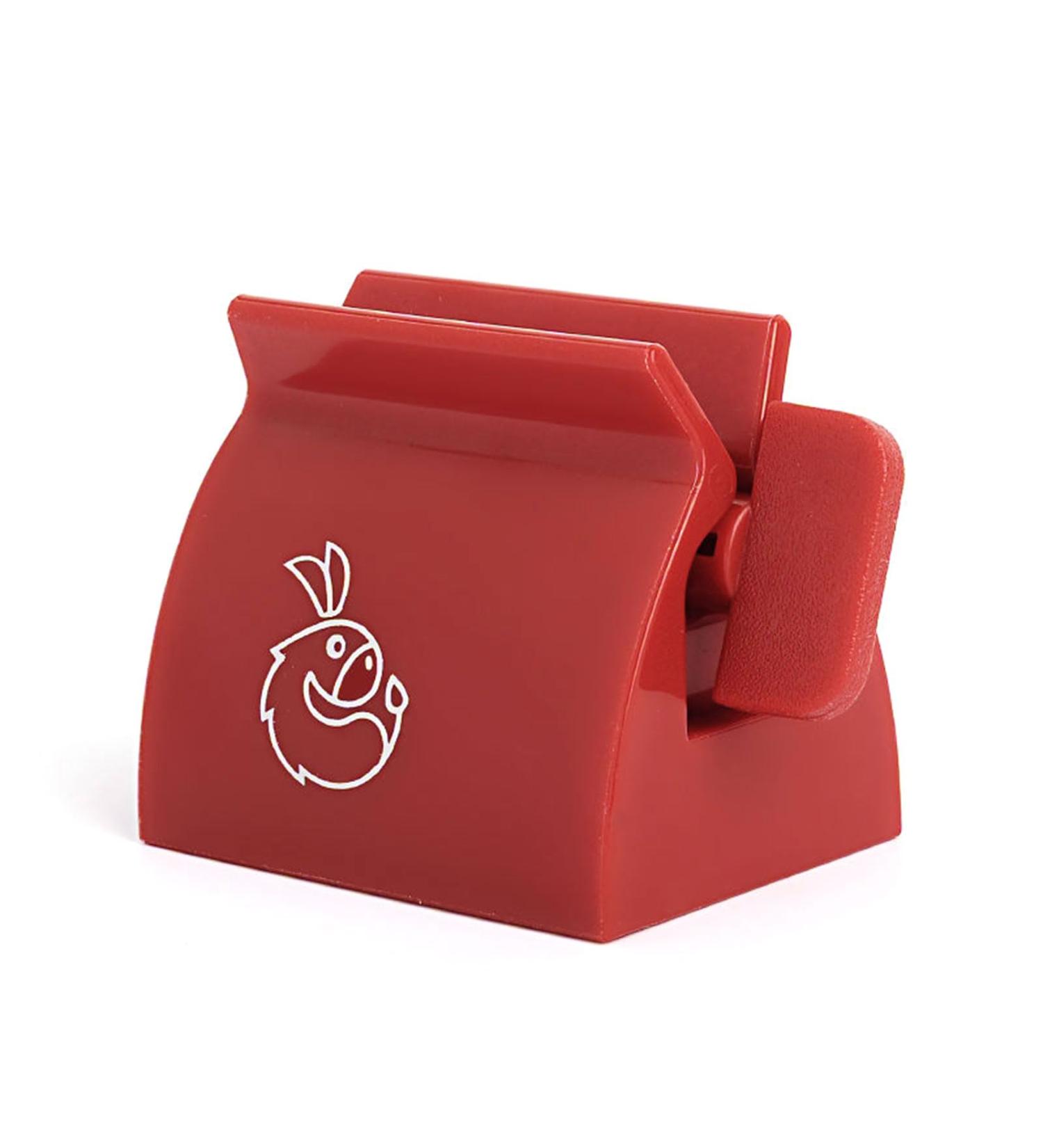 Toothpaste Squeezer Device Multifunctional Dispenser Holder Cleanser Clip Manual Lazy Tube Tool Press Bathroom Toothpaste Squeezer Clip Red - Buy Online on GoSupps.com