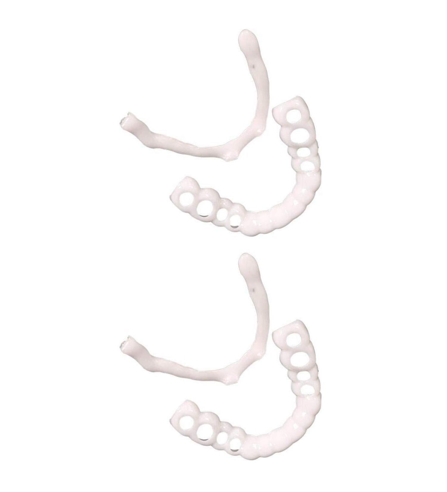 Simulated Tooth Whitening Vein - Customizable & Adjustable Silicone Cover for Discoloration & Deformities | Food-Safe Material for Upper & Lower Teeth - Buy Online on GoSupps.com