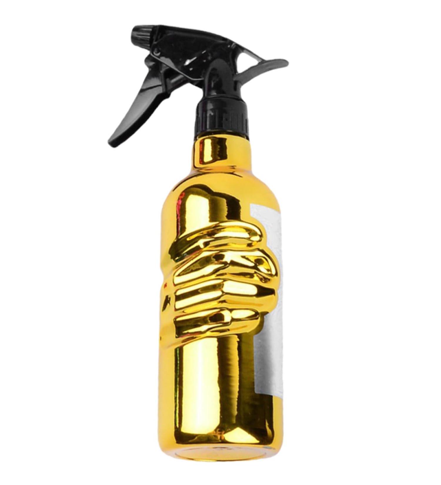 Amosfun Hair Salon Spray Bottle Barbershop Spray Bottle Refillable Spray Bottle Hairdressing Spray Bottle Travel Sprayer Container Makeup Spray Bottle Fine Mist Dispenser Plastic 23.5x6cm Golden - Buy Online on GoSupps.com