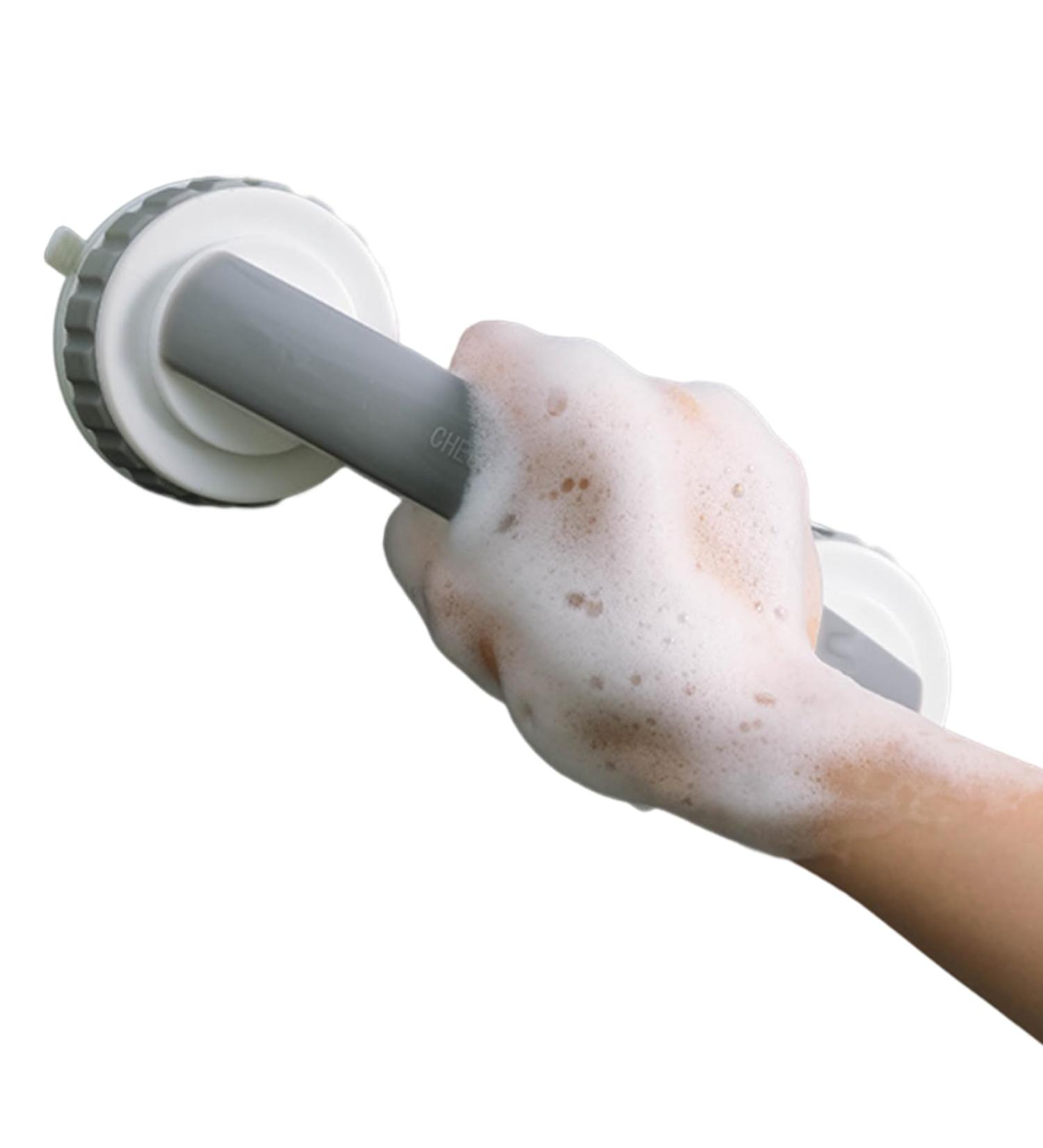 Suction Bathroom Grab Rails Portable Hand for Disabled Elderly Shower Hand with Suction Cup Fitting for Bathroom shower hand - Buy Online on GoSupps.com