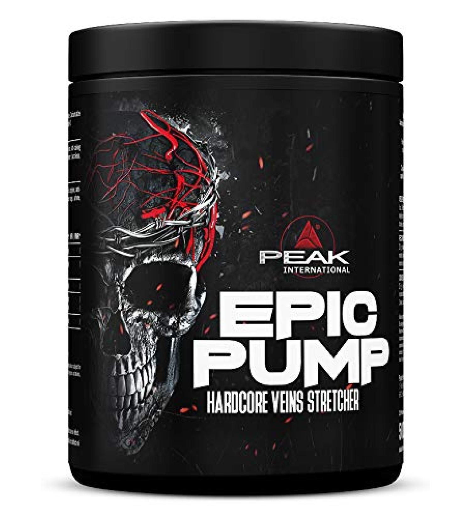 PEAK Epic Pump Energy 500g Pre Workout Booster