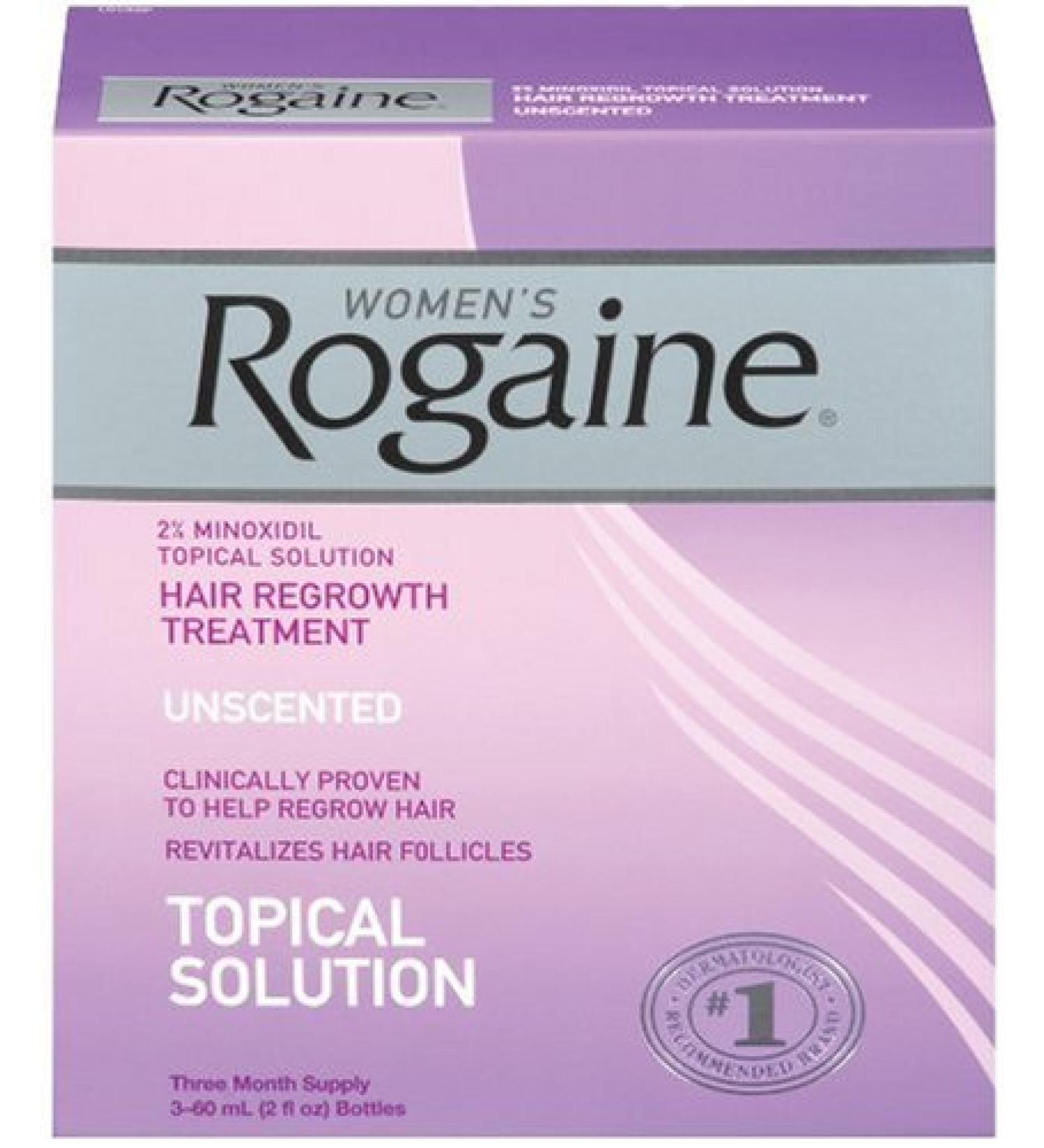 Rogaine for Women Hair Regrowth Treatment - 3 Pack (2 oz each) - Buy Online on GoSupps.com